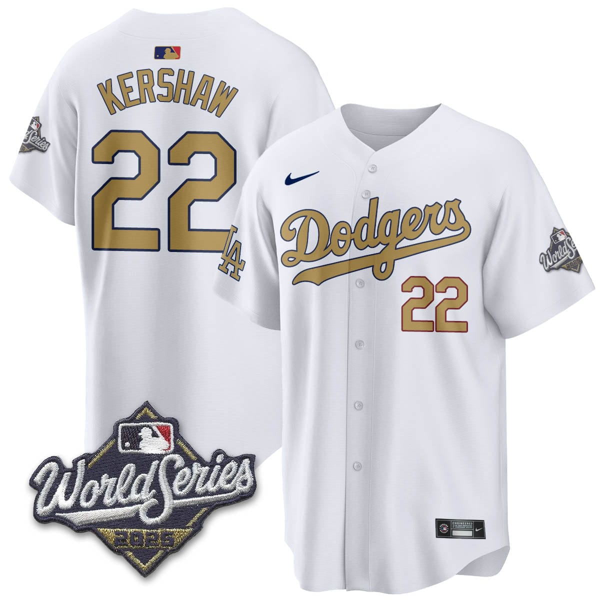 Los Angeles Dodgers 2025 World Series Jersey - All Stitched - Image 28