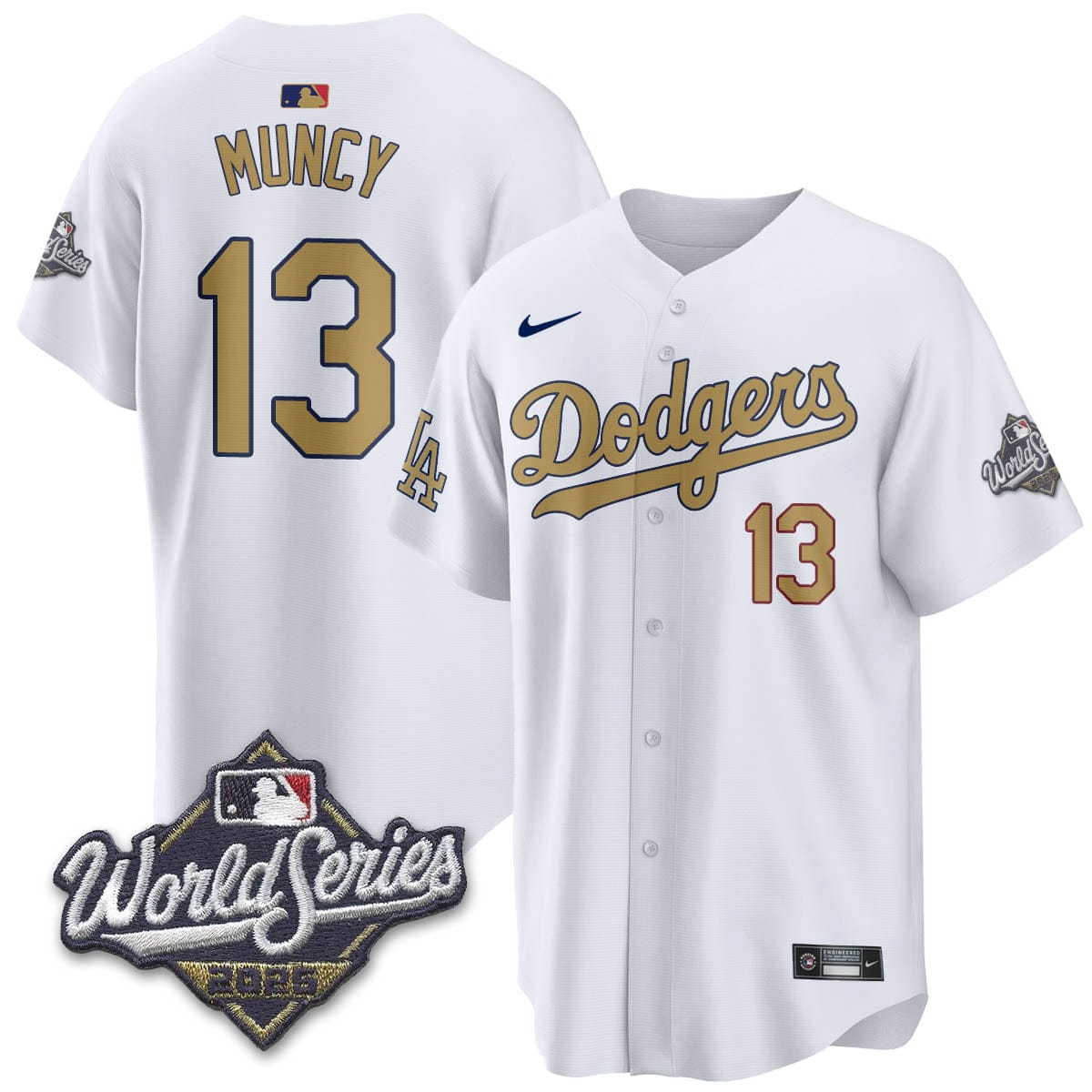 Los Angeles Dodgers 2025 World Series Jersey - All Stitched - Image 29