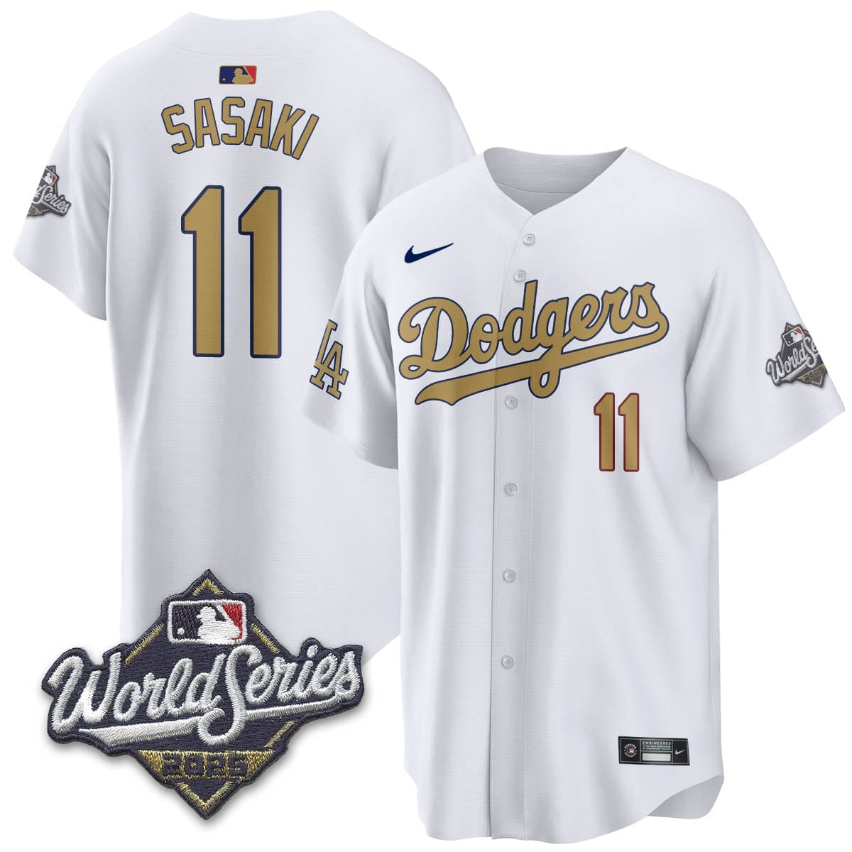 Los Angeles Dodgers 2025 World Series Jersey - All Stitched - Image 31