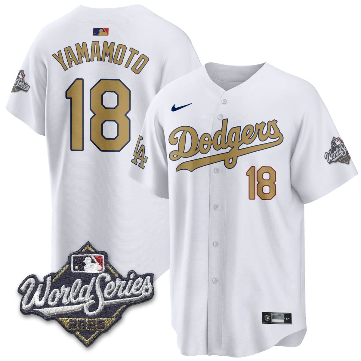 Los Angeles Dodgers 2025 World Series Jersey - All Stitched - Image 32