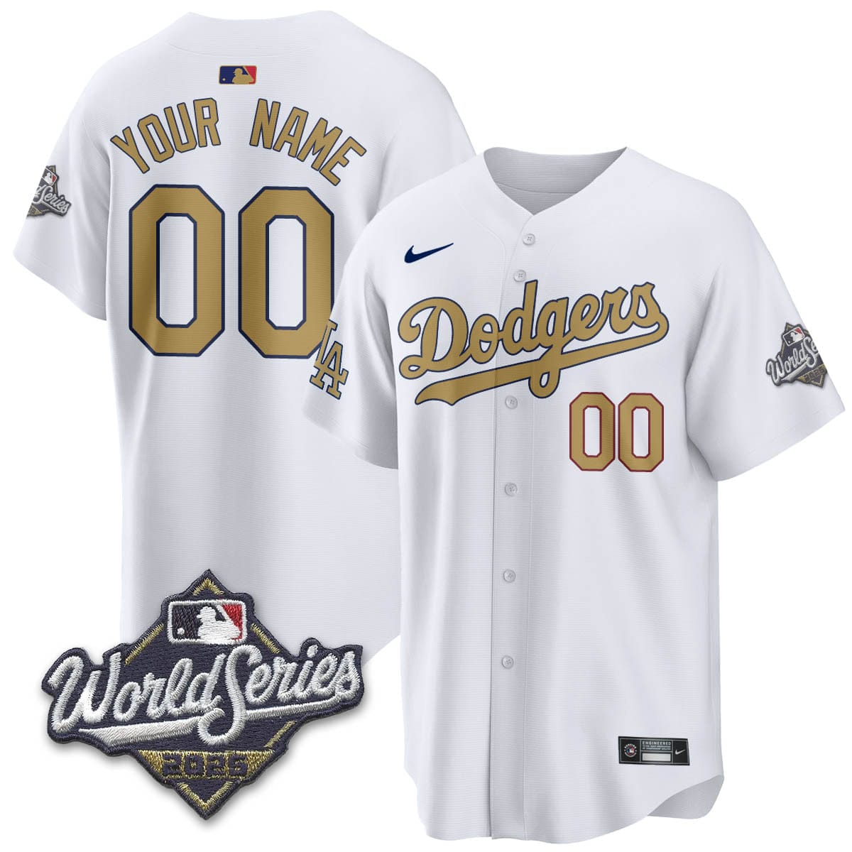 Los Angeles Dodgers 2025 World Series Custom Jersey - All Stitched - Image 4