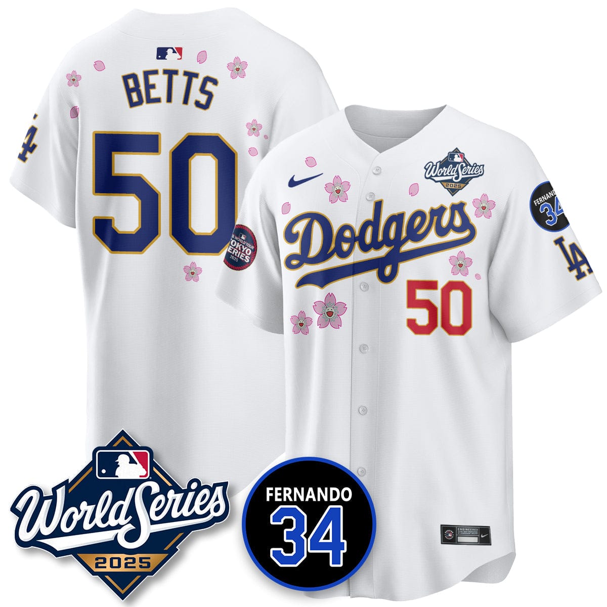 Los Angeles Dodgers Tokyo Series 2025 NL Champions Jersey - All Stitched - Image 34
