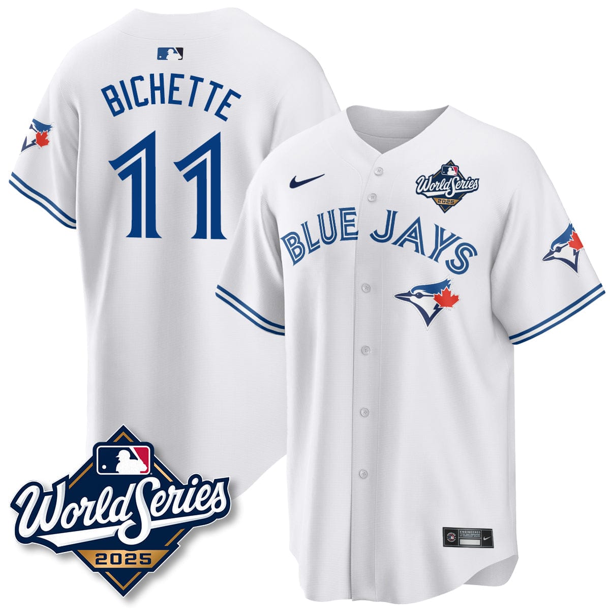 Toronto Blue Jays 2025 World Series Jersey - All Stitched - Image 30