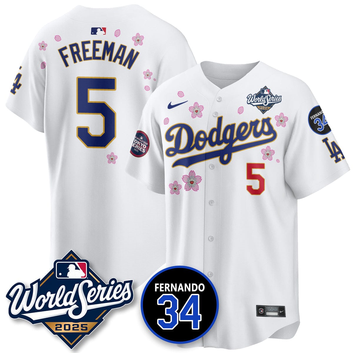 Los Angeles Dodgers Tokyo Series 2025 NL Champions Jersey - All Stitched - Image 35