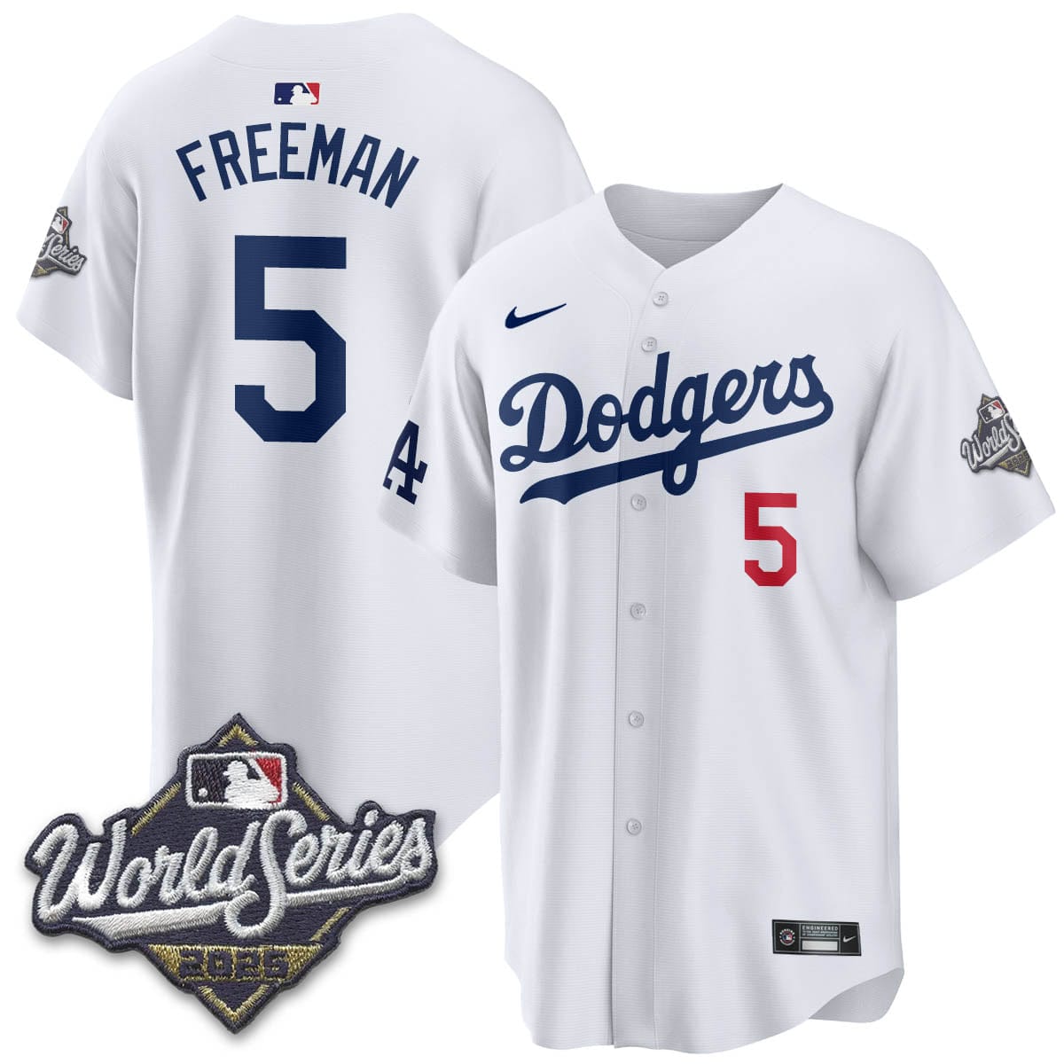 Los Angeles Dodgers 2025 World Series Jersey - All Stitched - Image 35