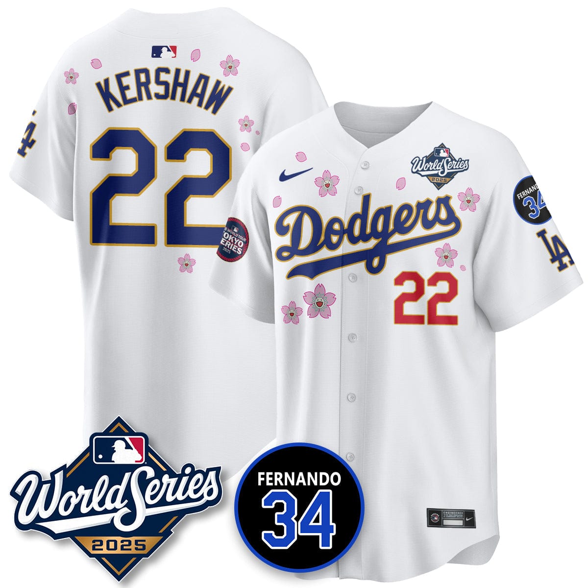 Los Angeles Dodgers Tokyo Series 2025 NL Champions Jersey - All Stitched - Image 36