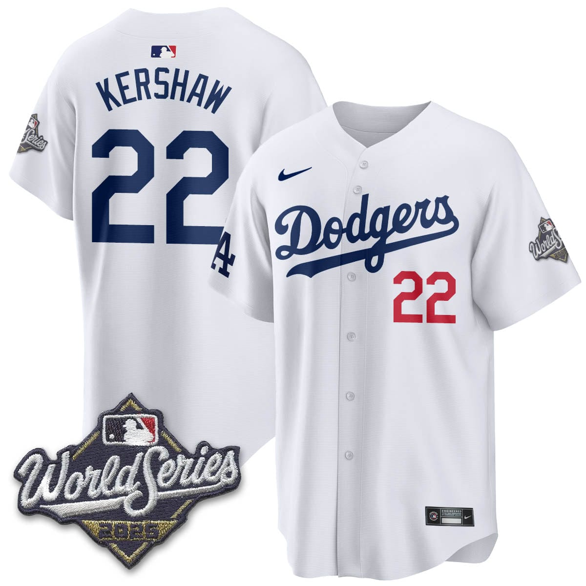 Los Angeles Dodgers 2025 World Series Jersey - All Stitched - Image 36