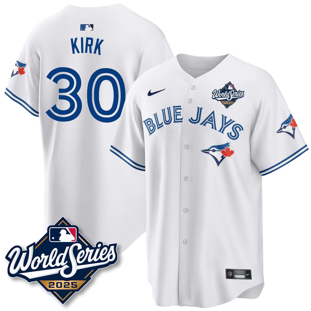 Toronto Blue Jays 2025 World Series Jersey - All Stitched - Image 33