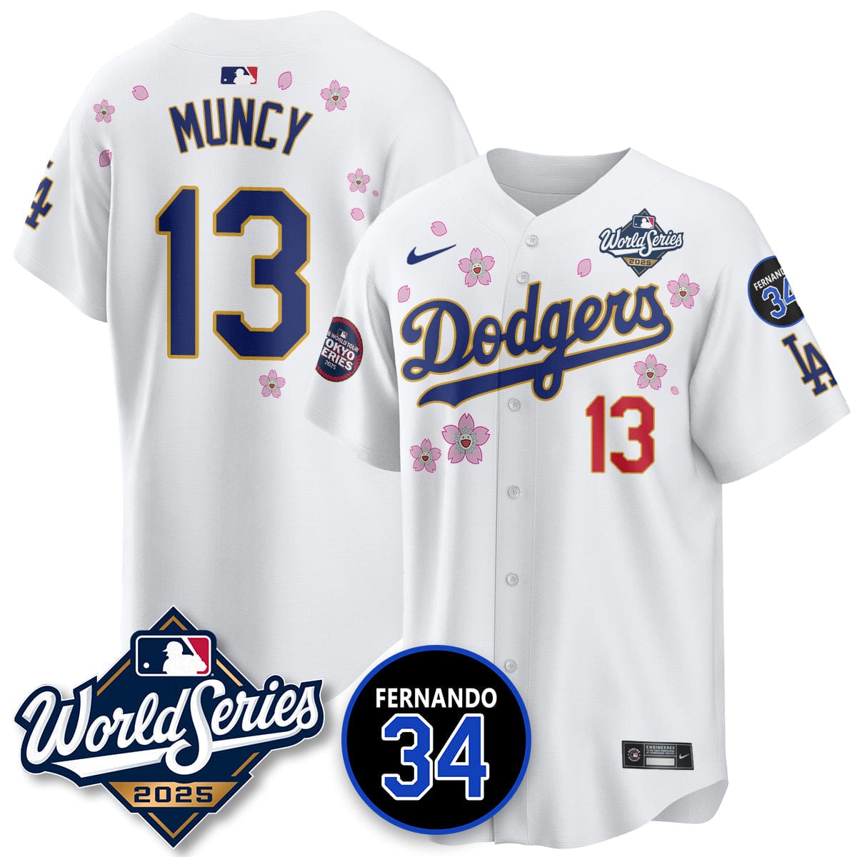 Los Angeles Dodgers Tokyo Series 2025 NL Champions Jersey - All Stitched - Image 37