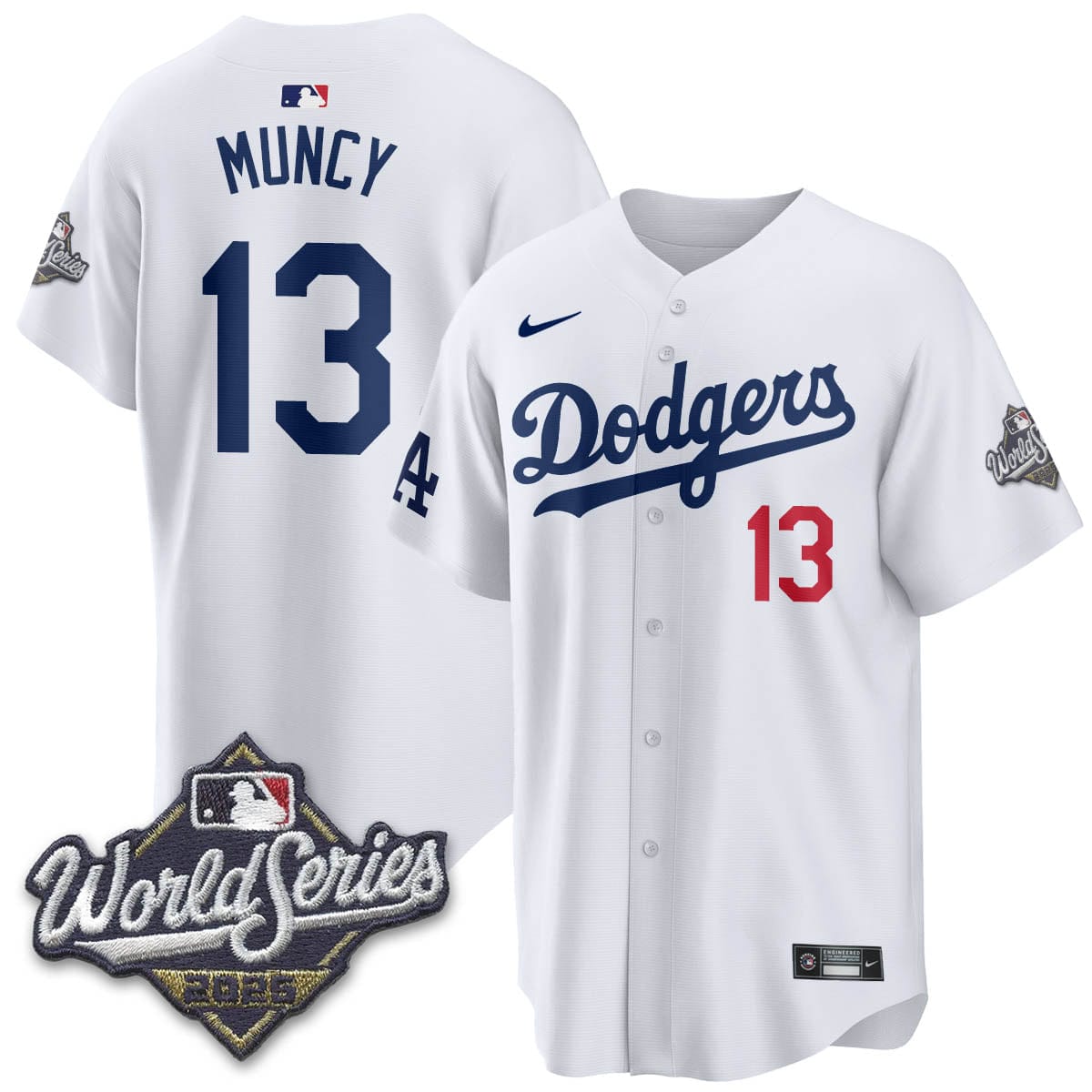 Los Angeles Dodgers 2025 World Series Jersey - All Stitched - Image 37
