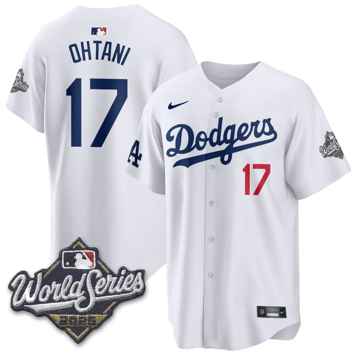 Los Angeles Dodgers 2025 World Series Jersey - All Stitched - Image 38
