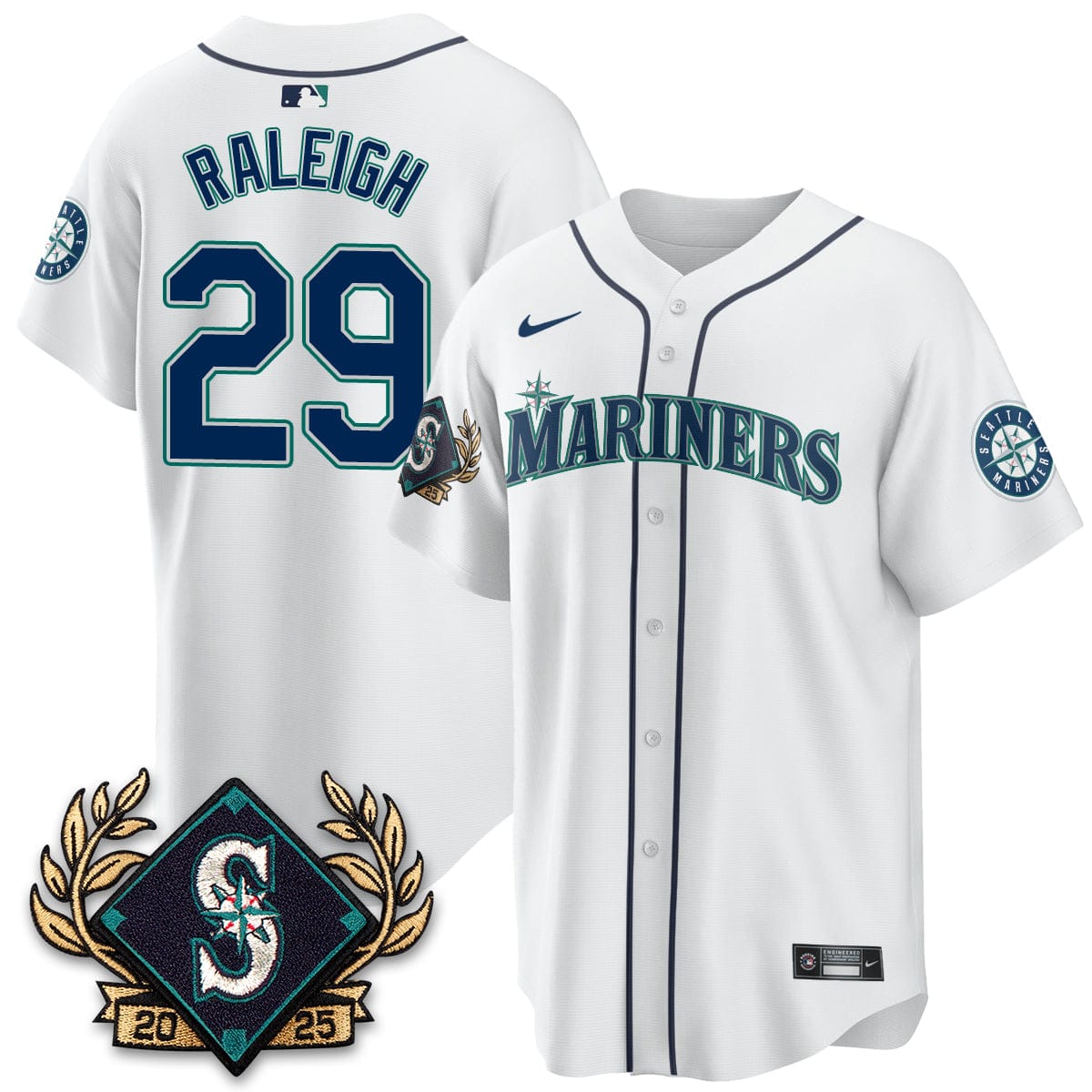 Seattle Mariners 2025 Series Champions Jersey - All Stitched - Image 34