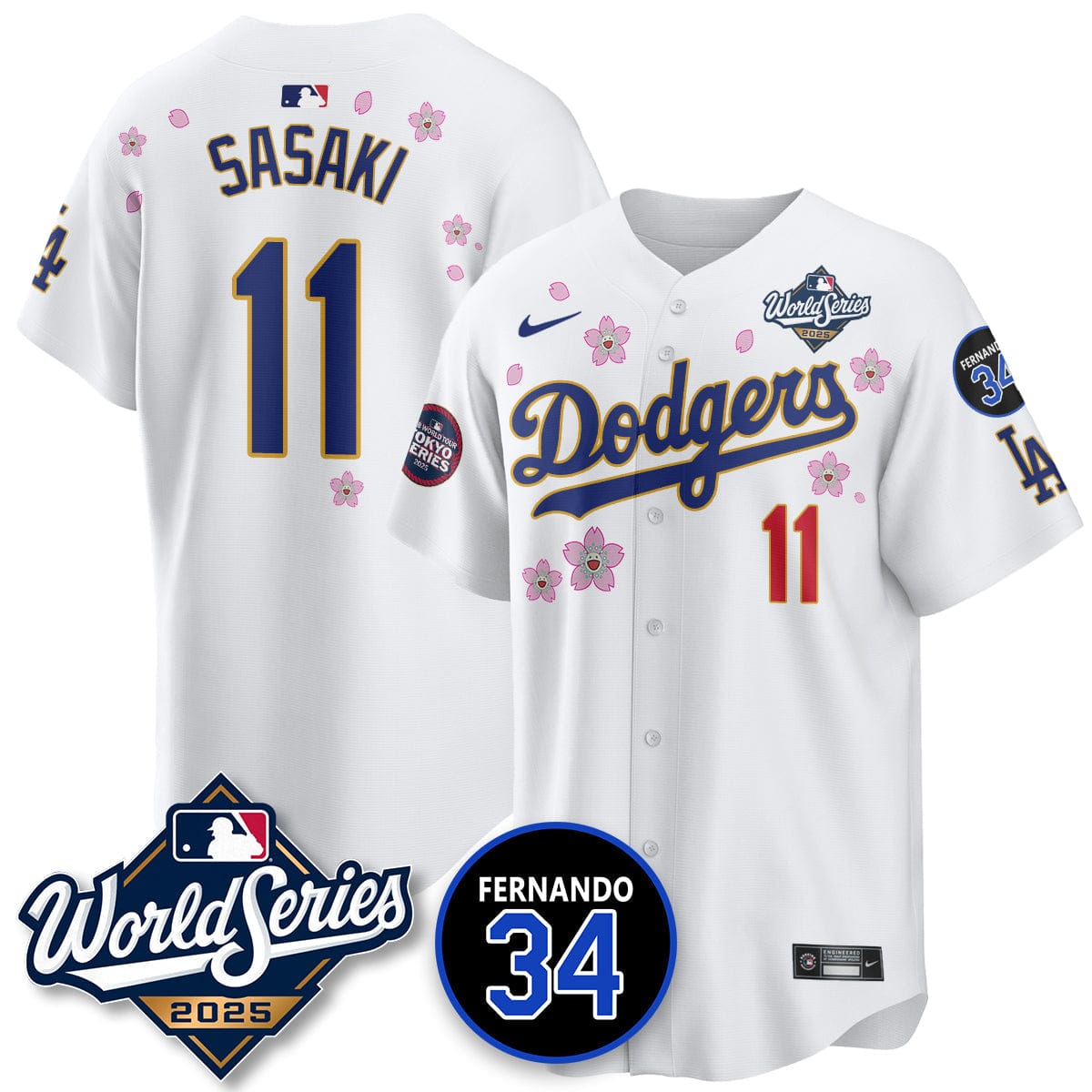 Los Angeles Dodgers Tokyo Series 2025 NL Champions Jersey - All Stitched - Image 38