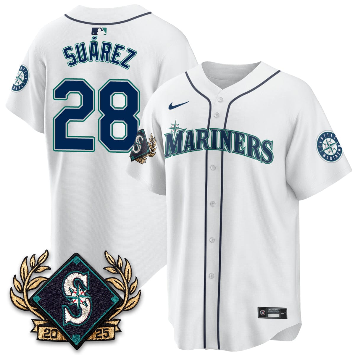 Seattle Mariners 2025 Series Champions Jersey - All Stitched - Image 36