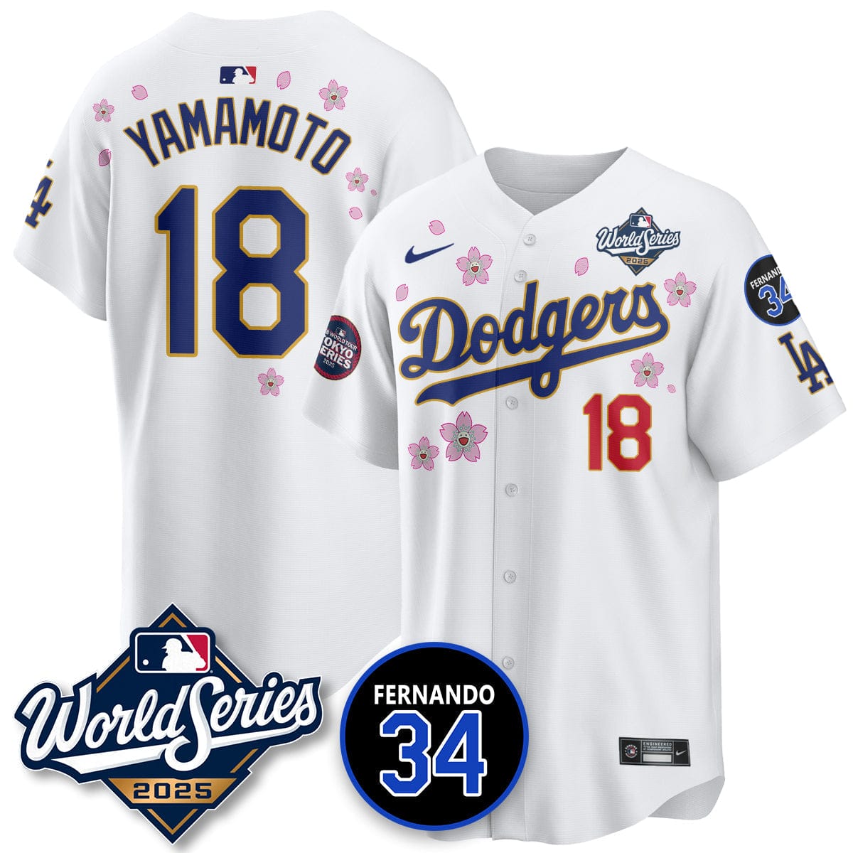 Los Angeles Dodgers Tokyo Series 2025 NL Champions Jersey - All Stitched - Image 39