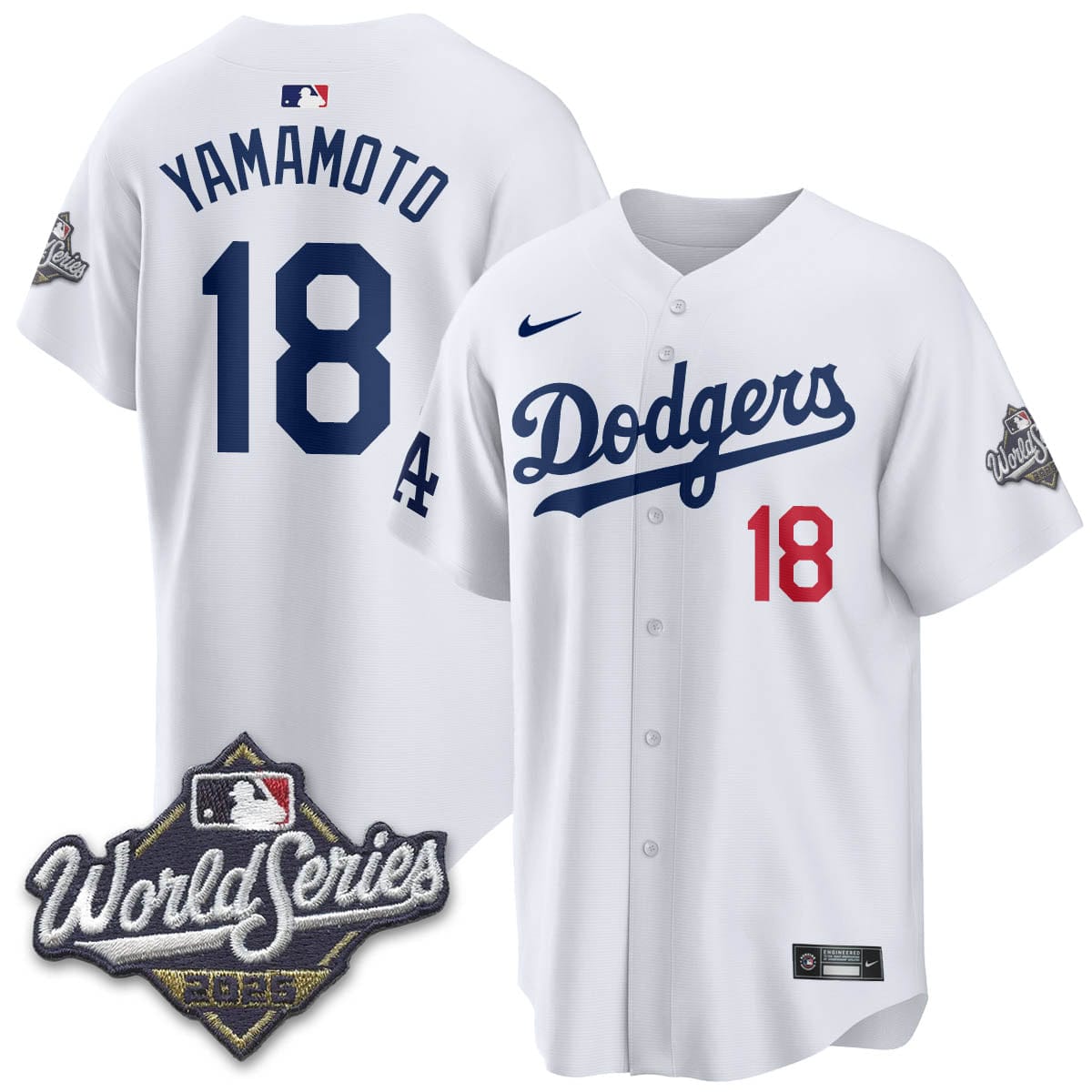 Los Angeles Dodgers 2025 World Series Jersey - All Stitched - Image 40