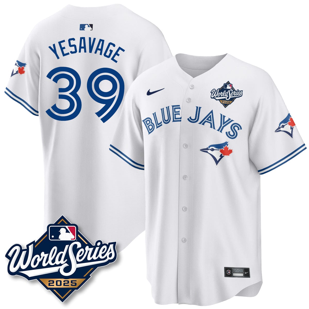 Toronto Blue Jays 2025 World Series Jersey - All Stitched - Image 35