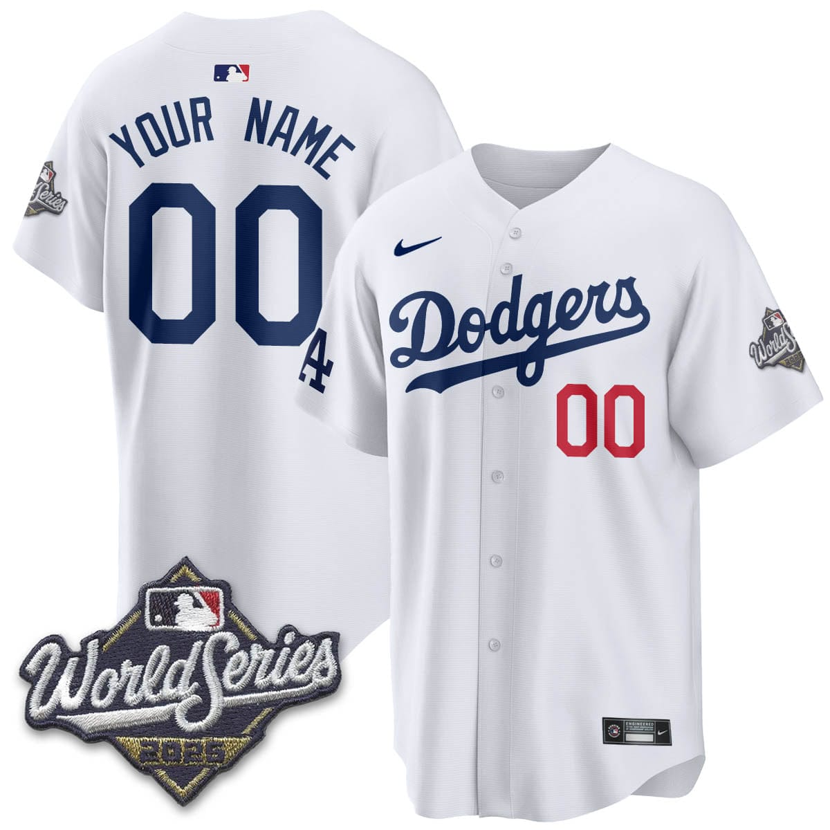 Los Angeles Dodgers 2025 World Series Custom Jersey - All Stitched - Image 5