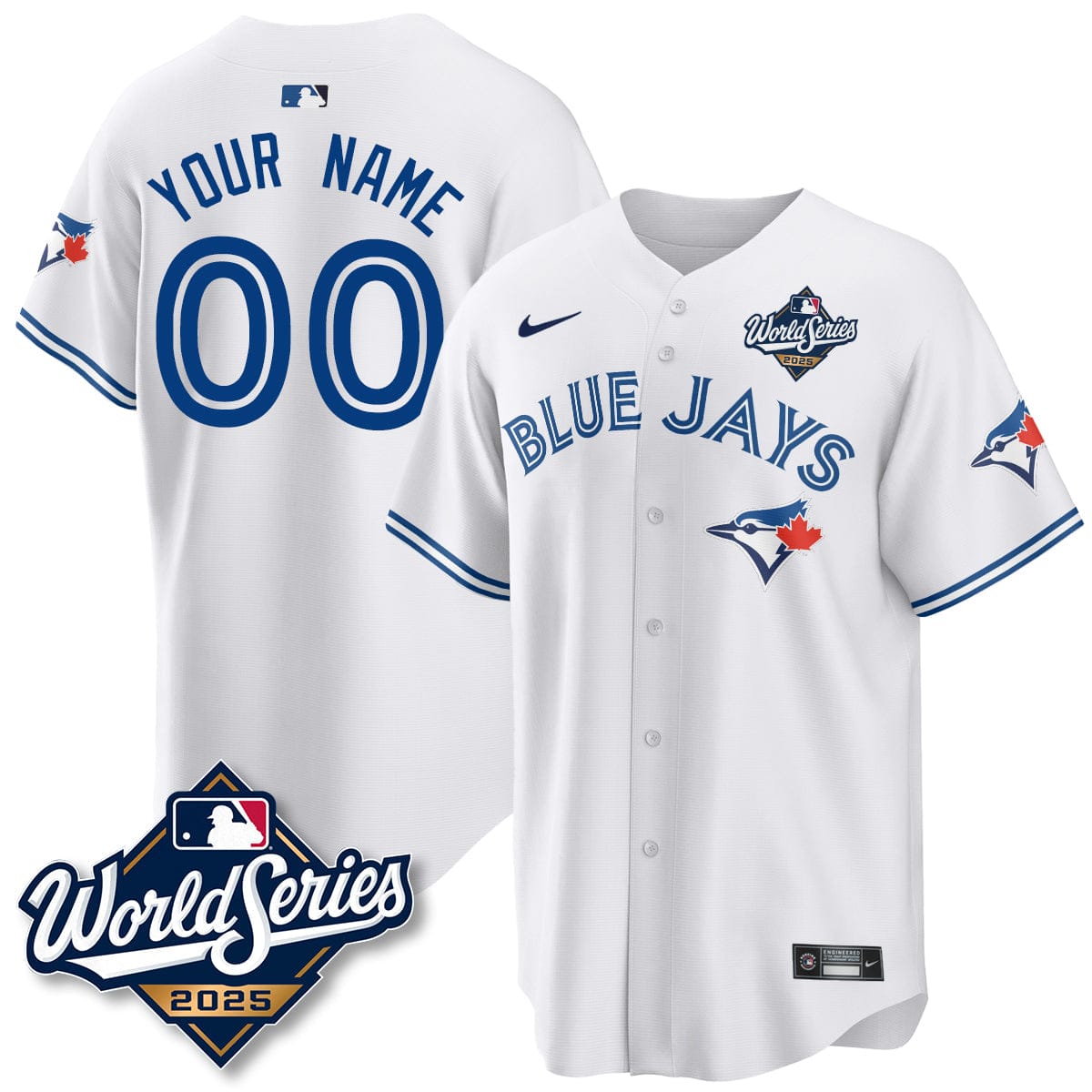 Toronto Blue Jays 2025 World Series Custom Jersey - All Stitched - Image 4