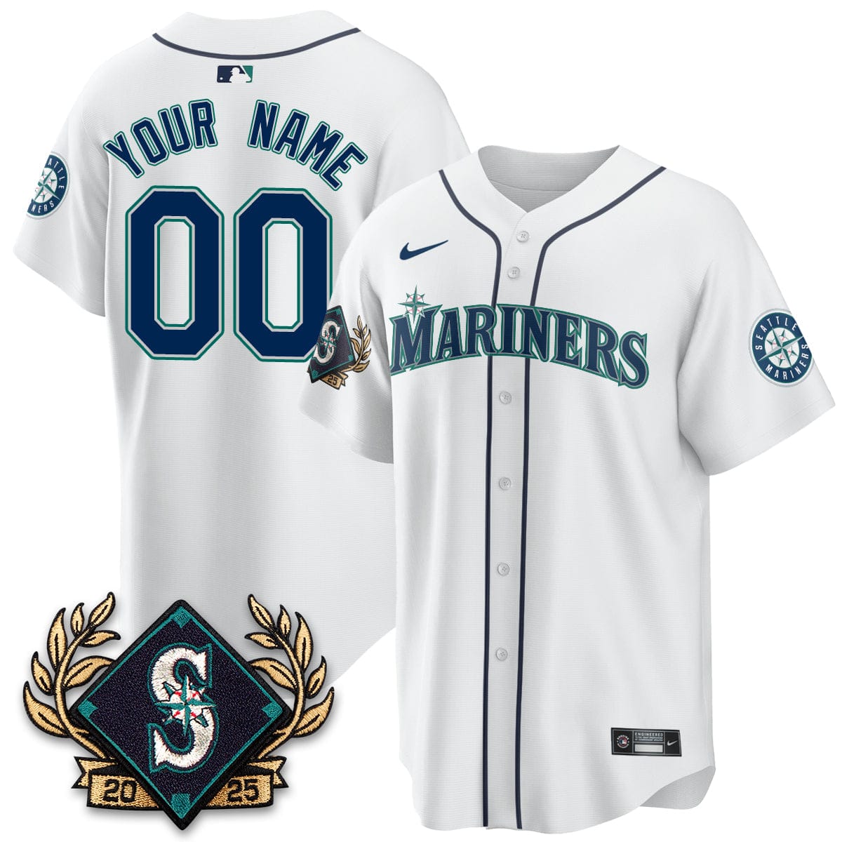 Seattle Mariners 2025 Series Champions Jersey - All Stitched - Image 37
