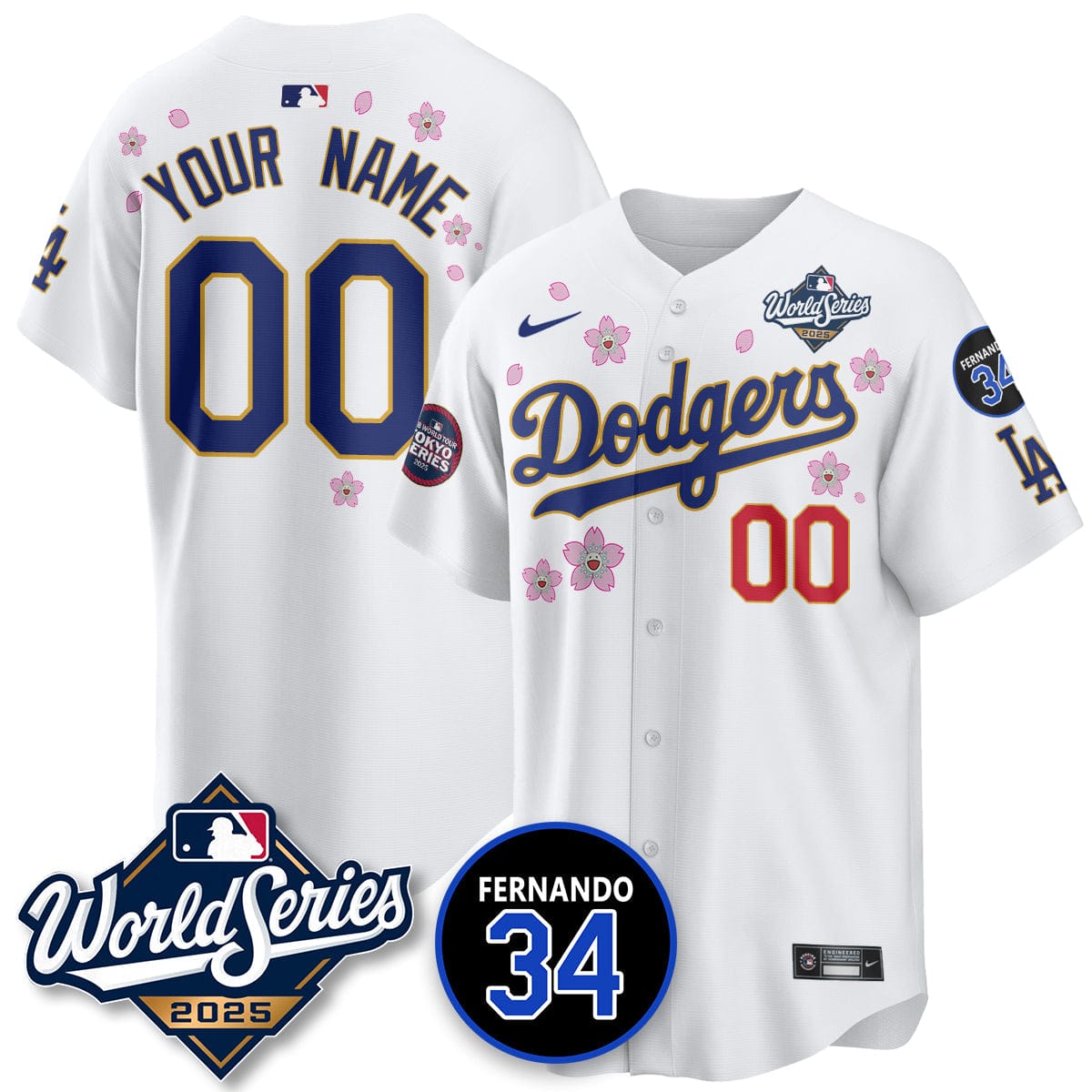 Los Angeles Dodgers Tokyo Series 2025 NL Champions Jersey - All Stitched - Image 40