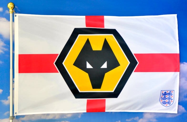 Wolves Football Club Flag 3x5ft Banner Polyester