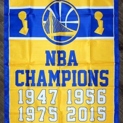 olden State Warriors Championship Flag 3x5 ft Vertical Banner Man-Cave New