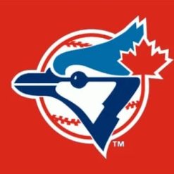 oronto Blue Jays Logo US Flag 3X5Ft Banner USA Polyester with Brass Grommets