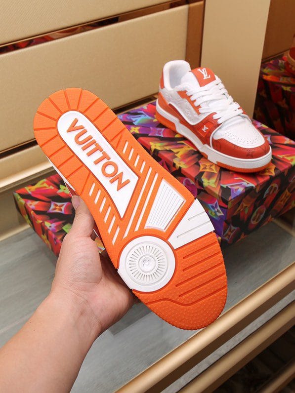 Luxury Trainer Sneakers Shoes #54 Signature Orange - Image 2