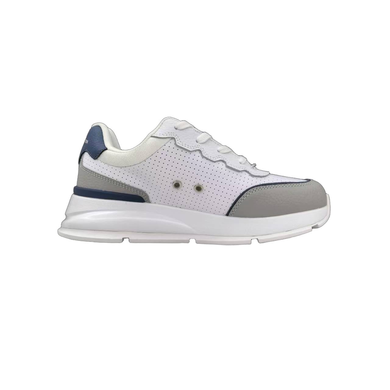 Alternative view of Luxury Lou Paris Classic Trainers Navy Blue White Shoes Sneakers
