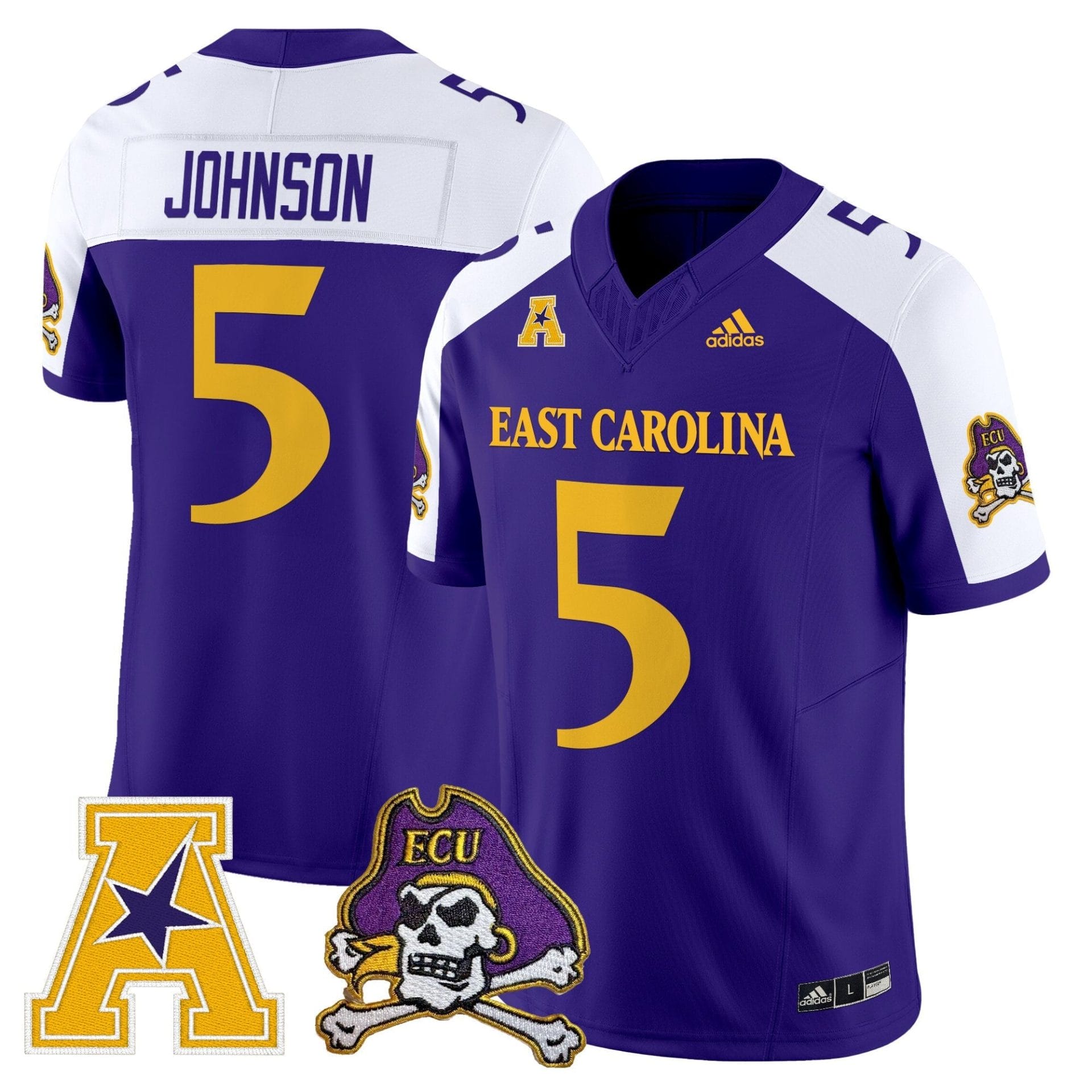 East Carolina Pirates 2025 Vapor Limited Jersey - All Stitched - Image 24