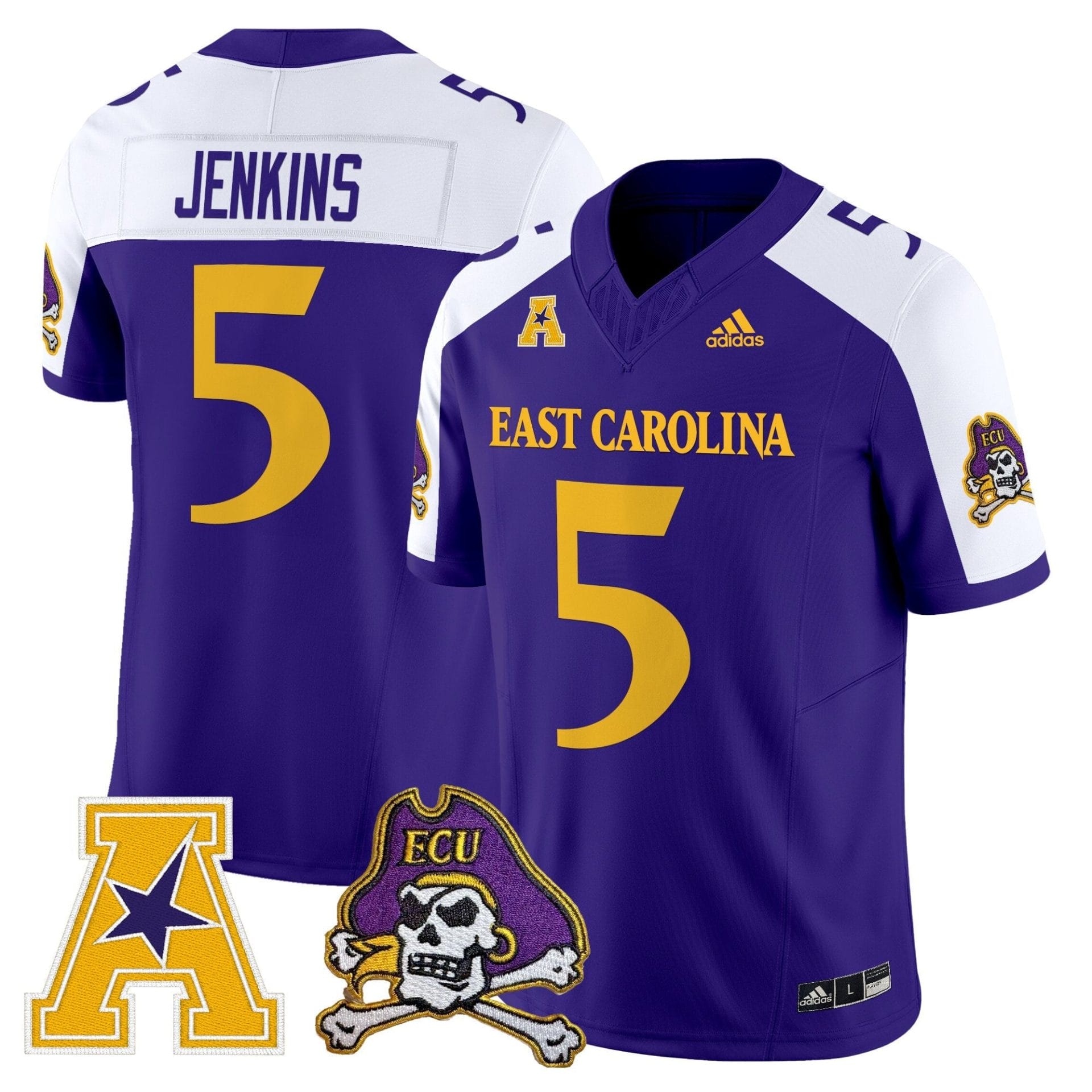 East Carolina Pirates 2025 Vapor Limited Jersey - All Stitched - Image 23