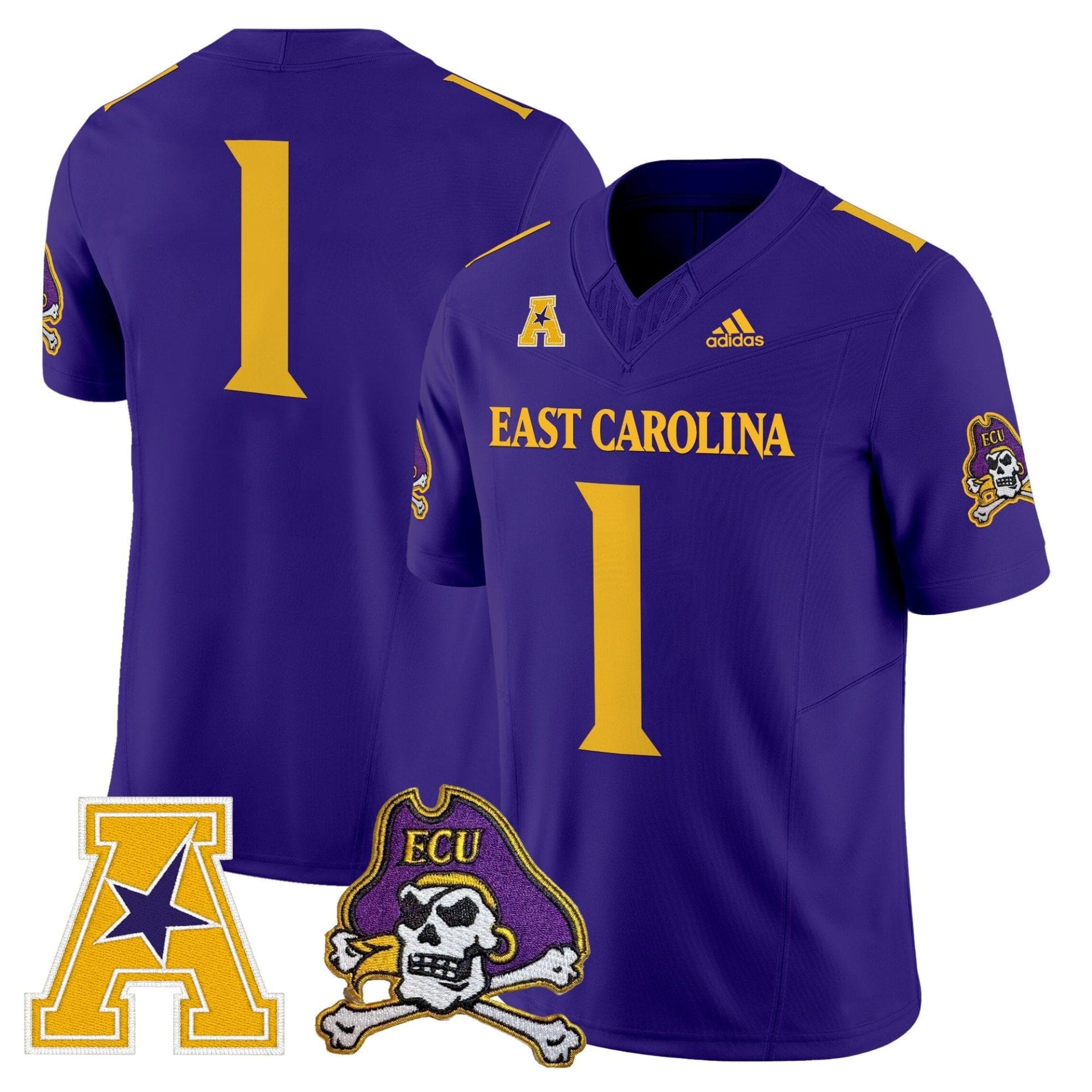 East Carolina Pirates 2025 Vapor Limited Jersey - All Stitched - Image 36