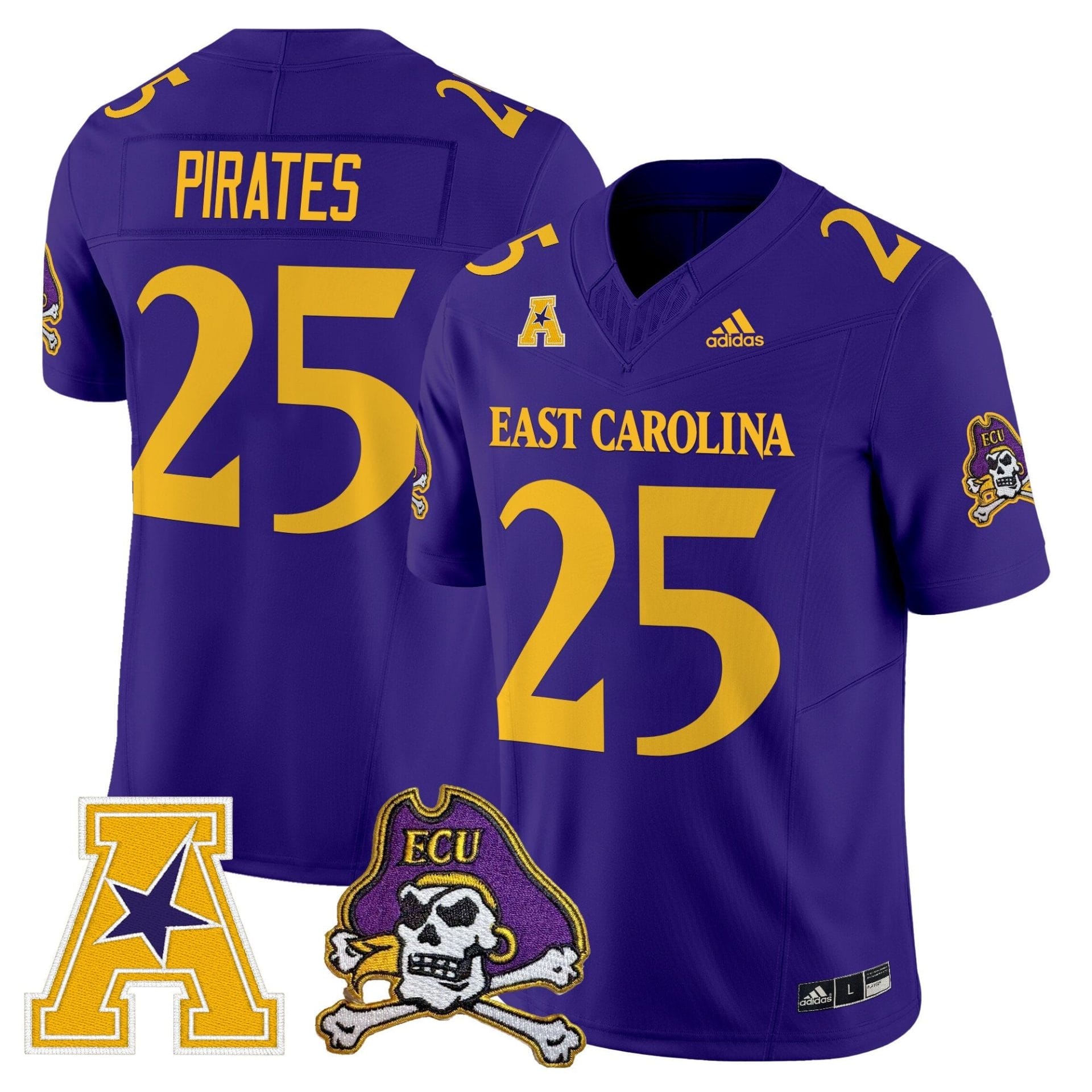 East Carolina Pirates 2025 Vapor Limited Jersey - All Stitched - Image 35