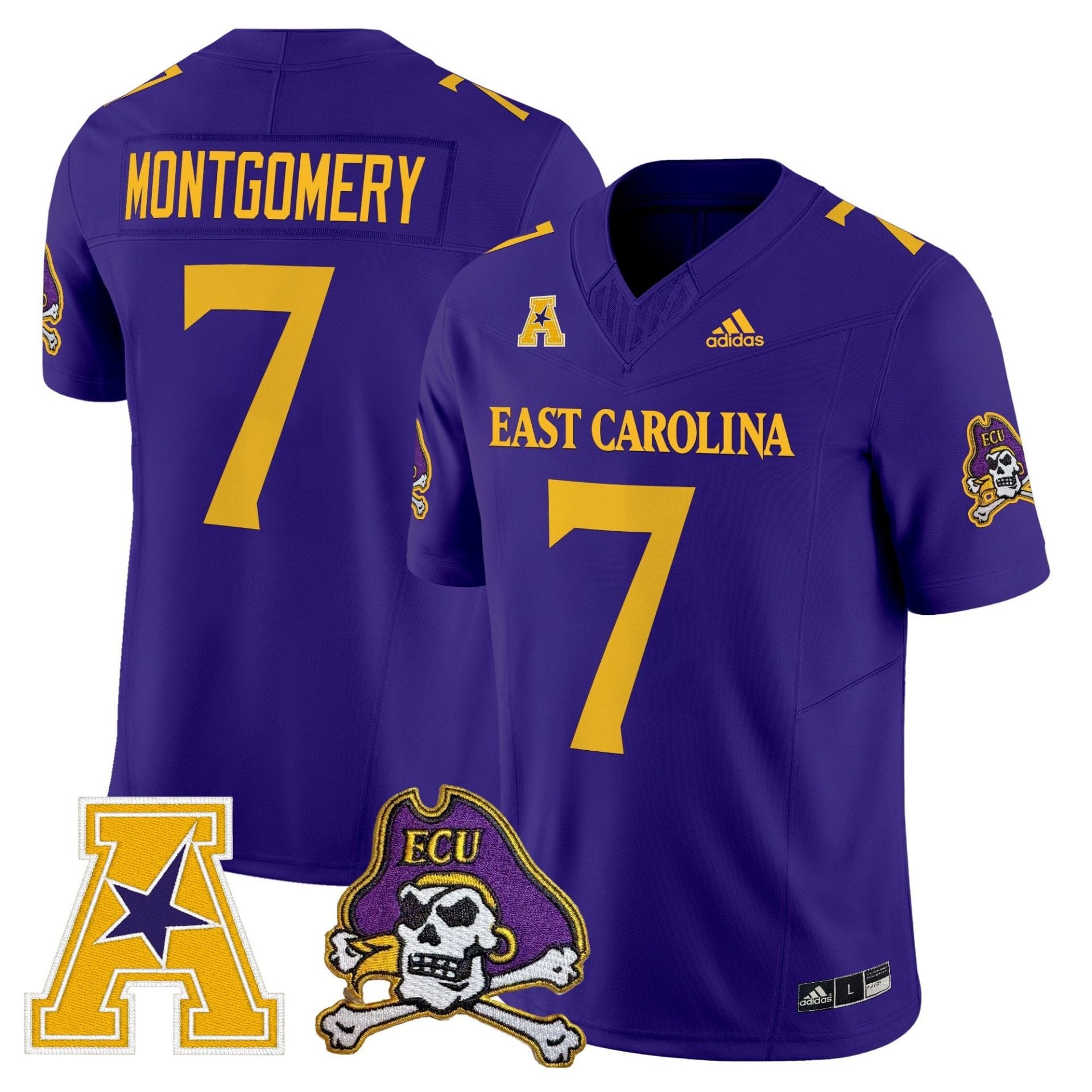 East Carolina Pirates 2025 Vapor Limited Jersey - All Stitched - Image 30