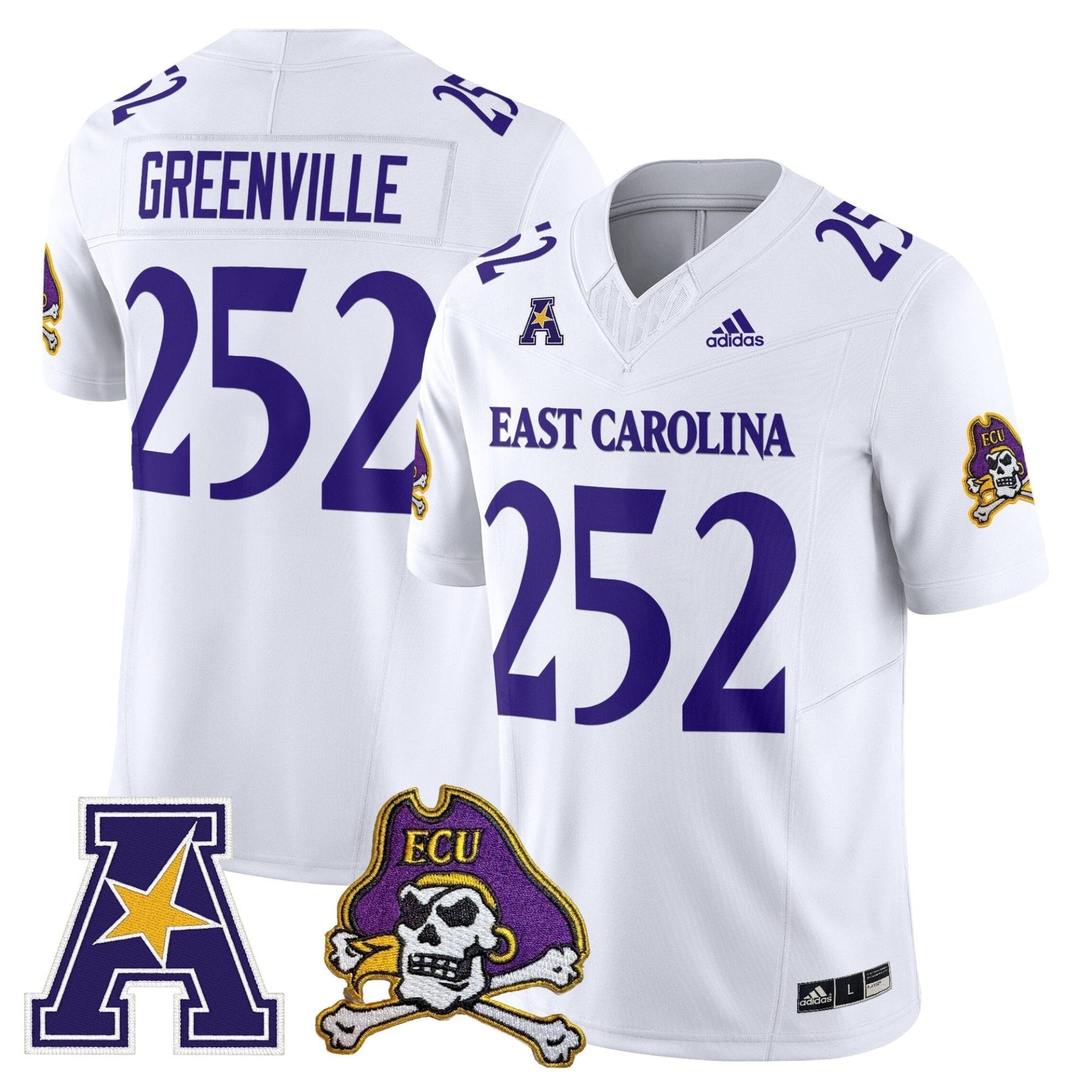 East Carolina Pirates 2025 Vapor Limited Jersey - All Stitched - Image 38