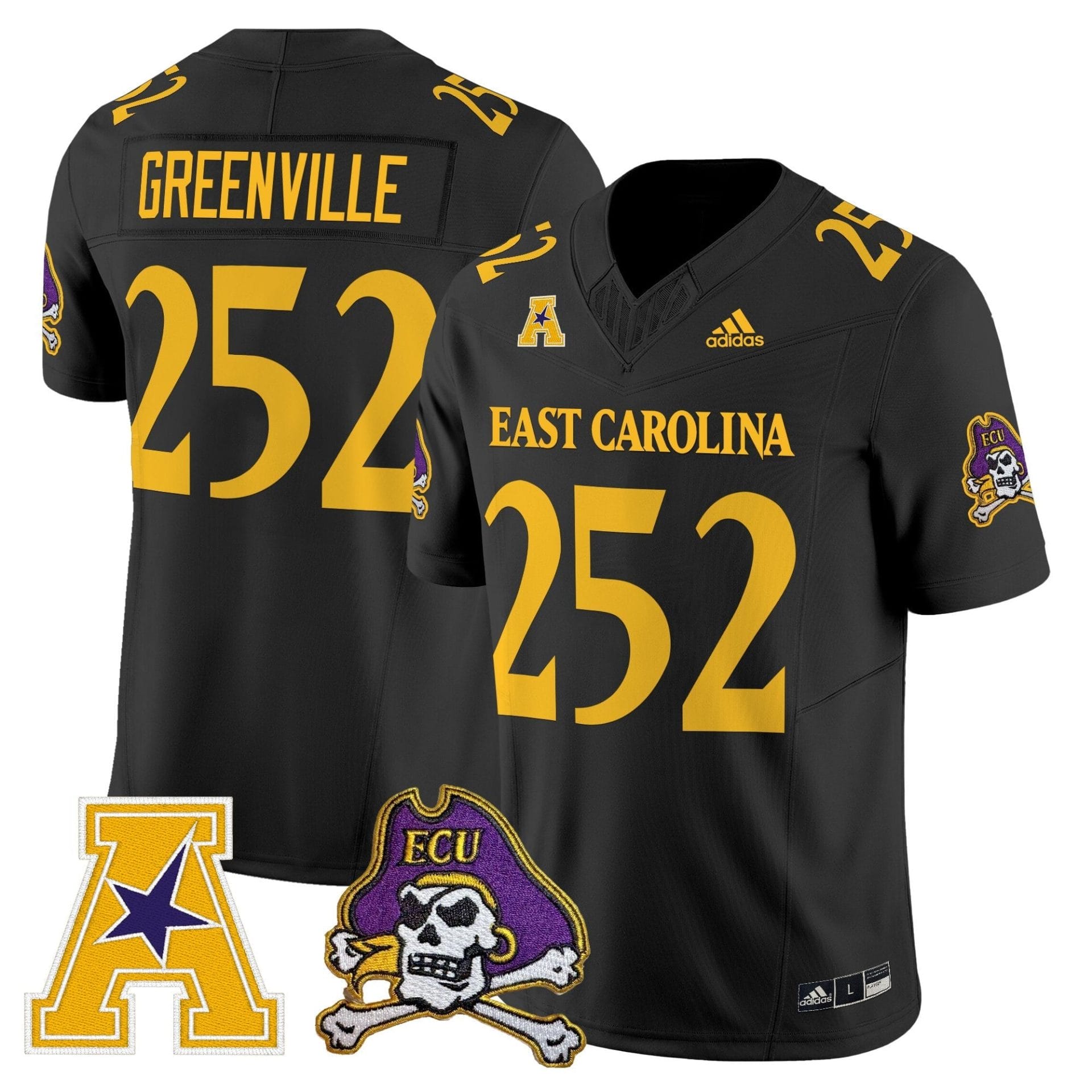 East Carolina Pirates 2025 Vapor Limited Jersey - All Stitched - Image 47