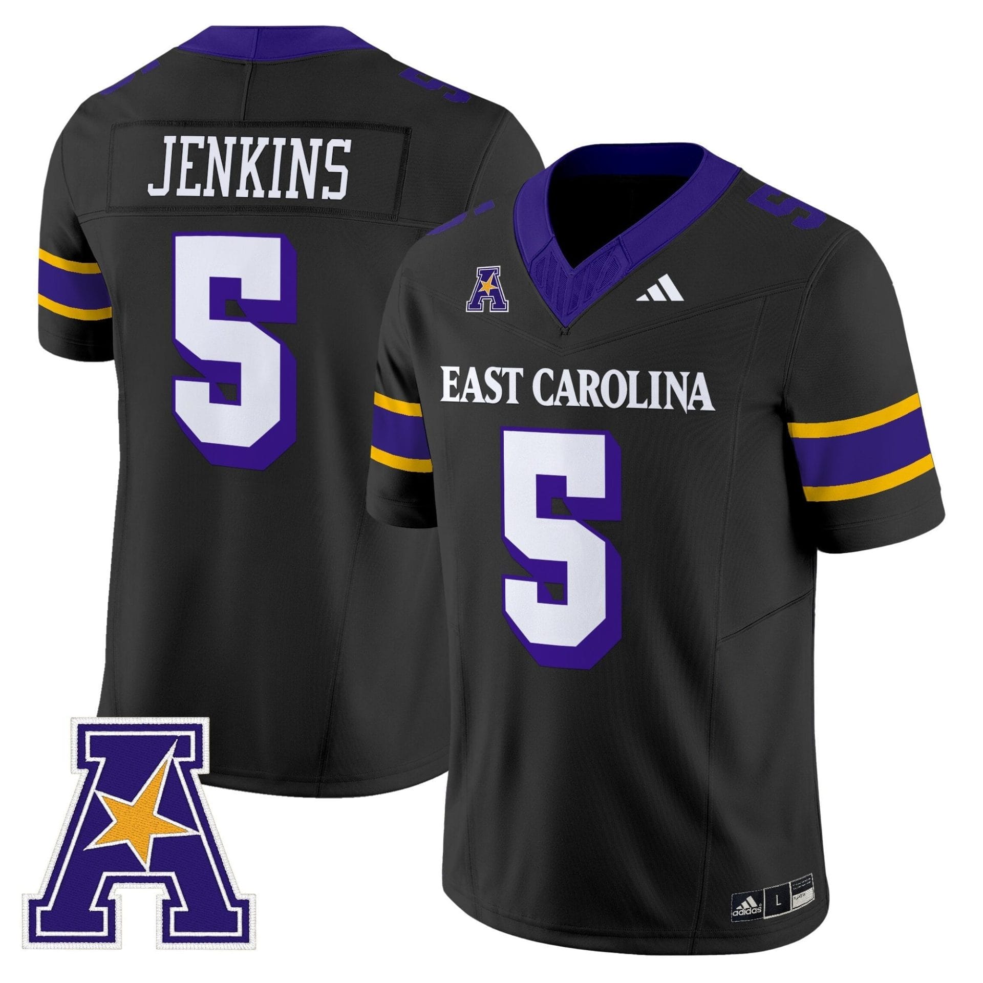 East Carolina Pirates 2025 Vapor Limited Jersey - All Stitched - Image 5