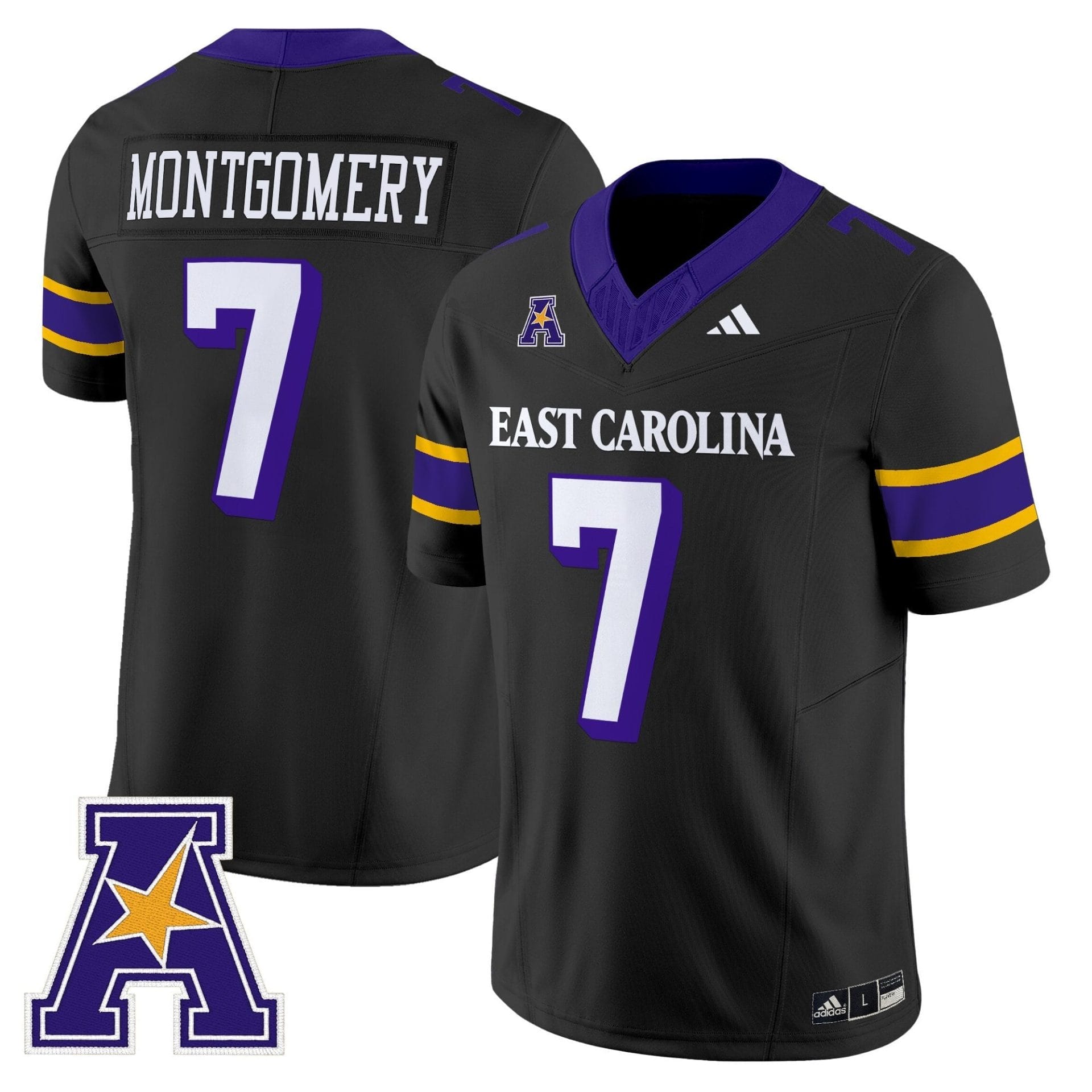 East Carolina Pirates 2025 Vapor Limited Jersey - All Stitched - Image 3