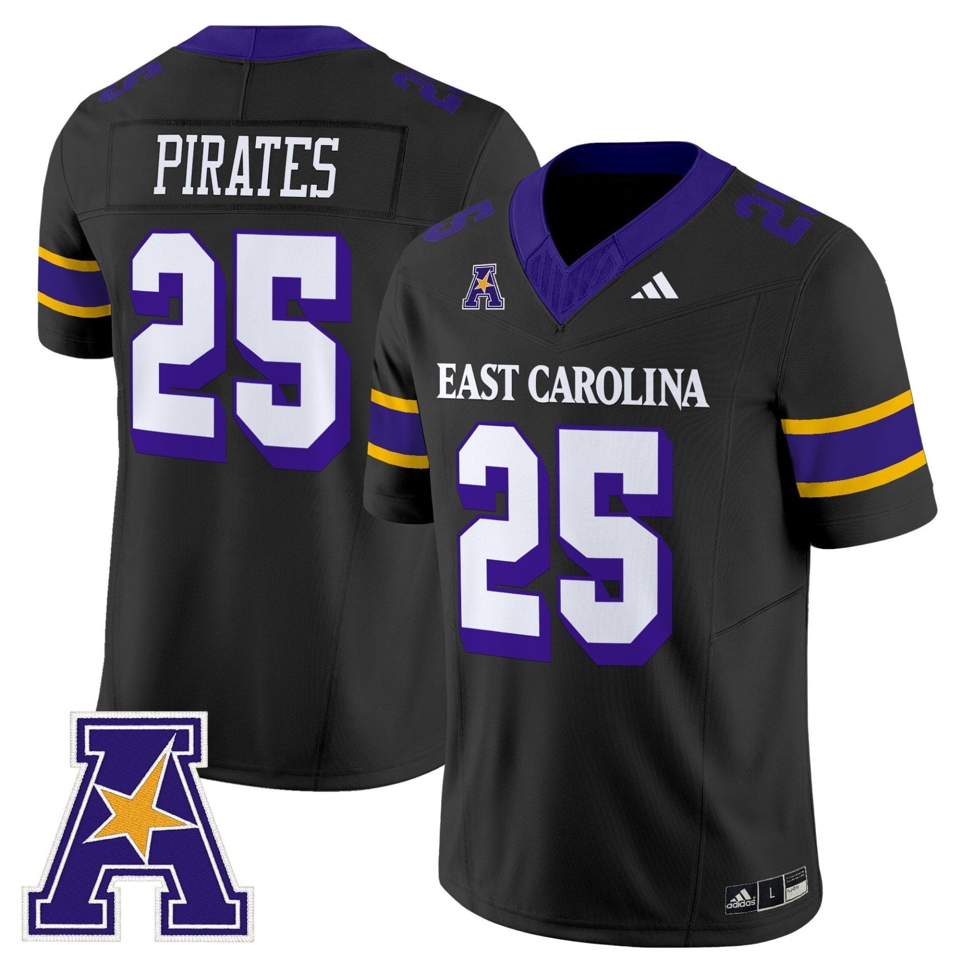 East Carolina Pirates 2025 Vapor Limited Jersey - All Stitched - Image 8