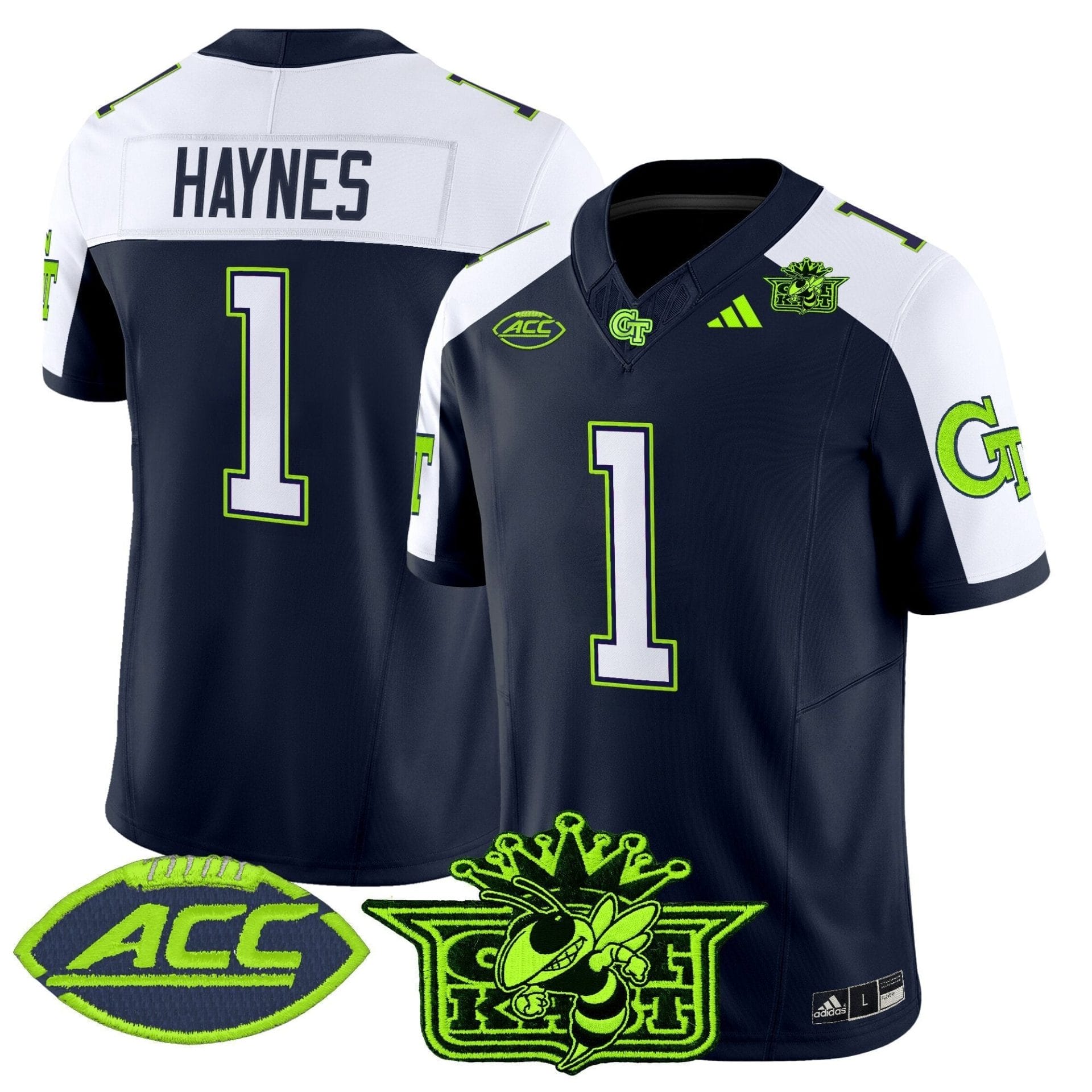 Outkast x Georgia Tech Yellow Jackets 2025 Atliens Vapor Limited Jersey - All Stitched - Image 15