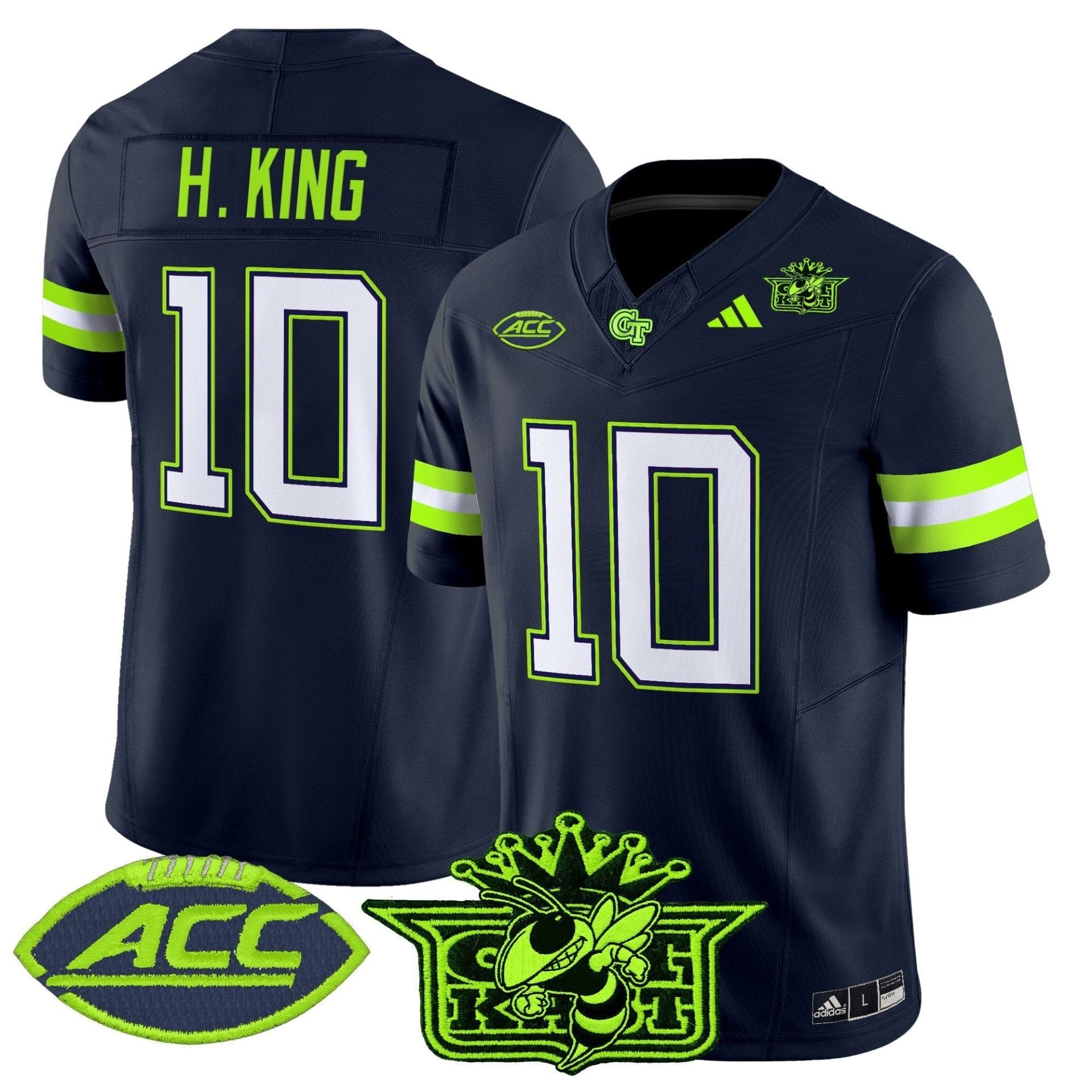 Outkast x Georgia Tech Yellow Jackets 2025 Atliens Vapor Limited Jersey - All Stitched - Image 5