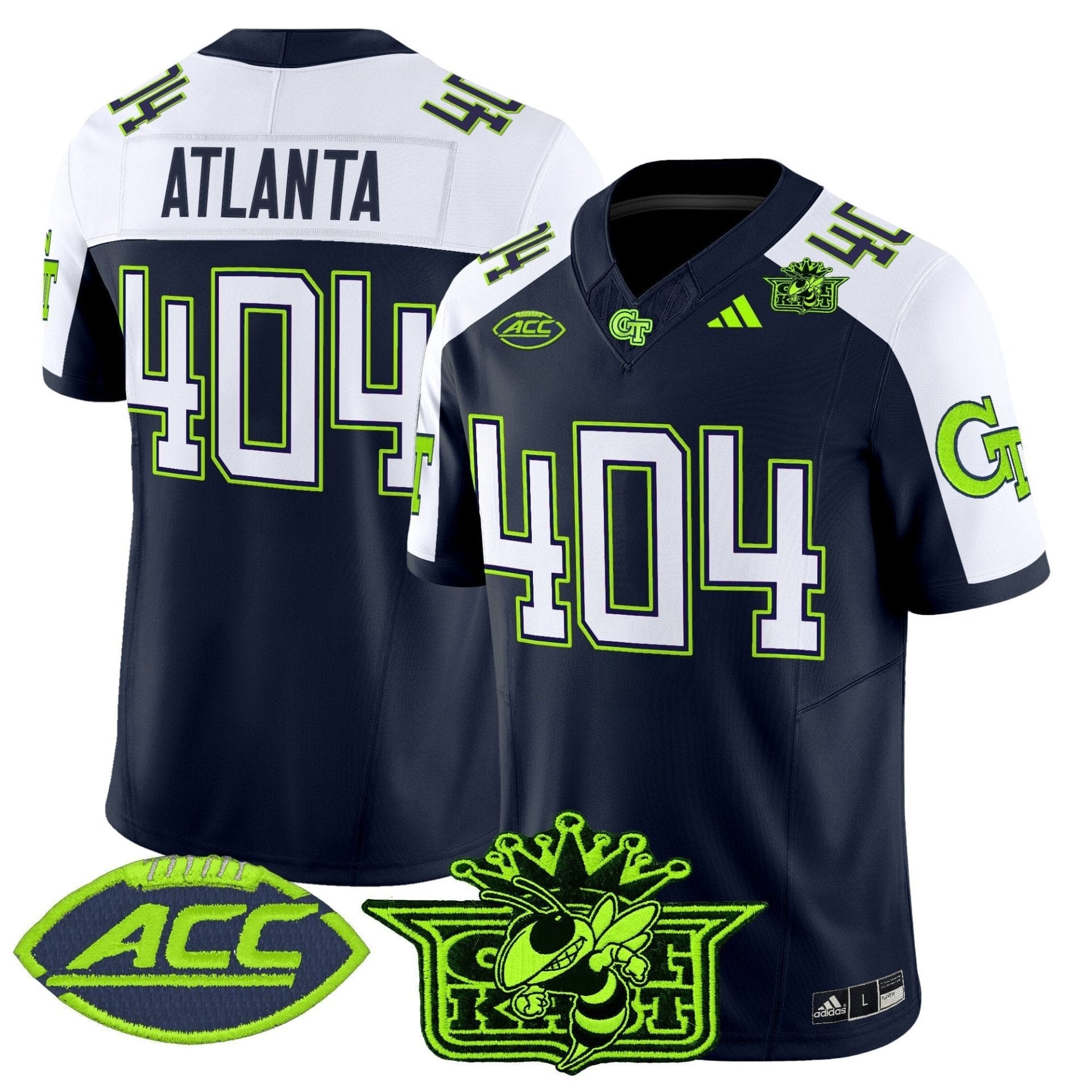 Outkast x Georgia Tech Yellow Jackets 2025 Atliens Vapor Limited Jersey - All Stitched - Image 11