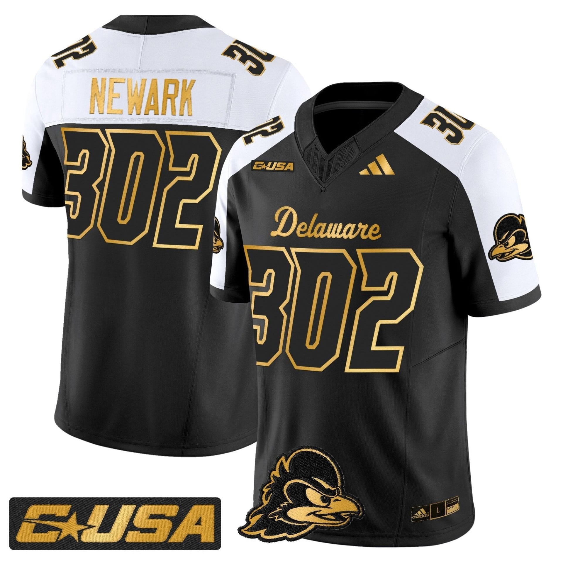 Delaware Blue Hens 2025 Gold Vapor Limited Jersey - All Stitched - Image 26