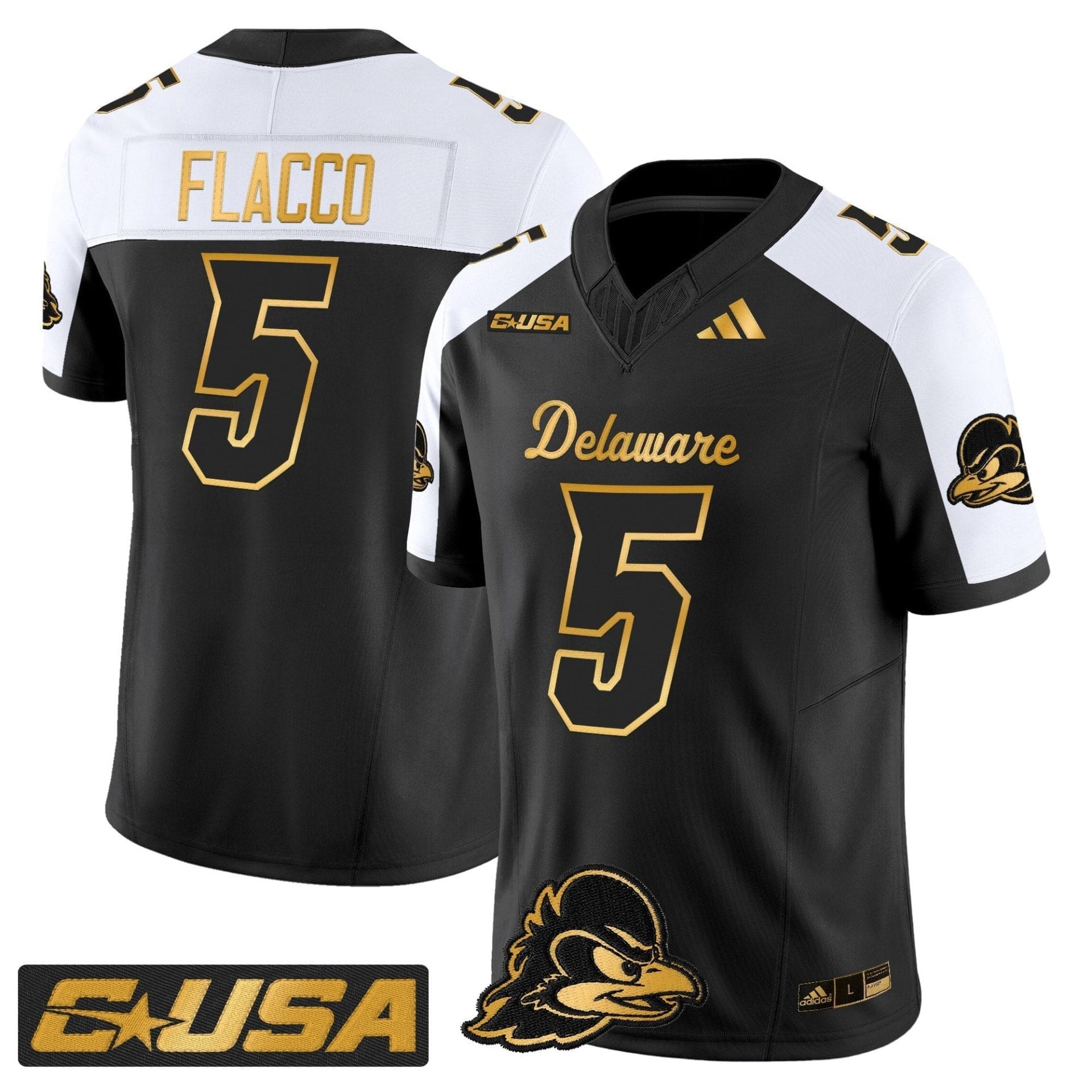 Delaware Blue Hens 2025 Gold Vapor Limited Jersey - All Stitched - Image 29