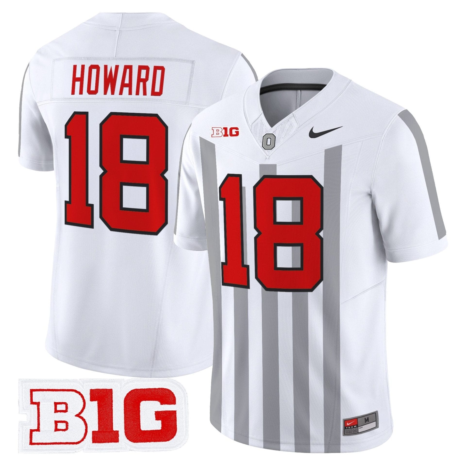Ohio State Buckeyes Throwback Vapor Limited Jersey - All Stitched - Image 15