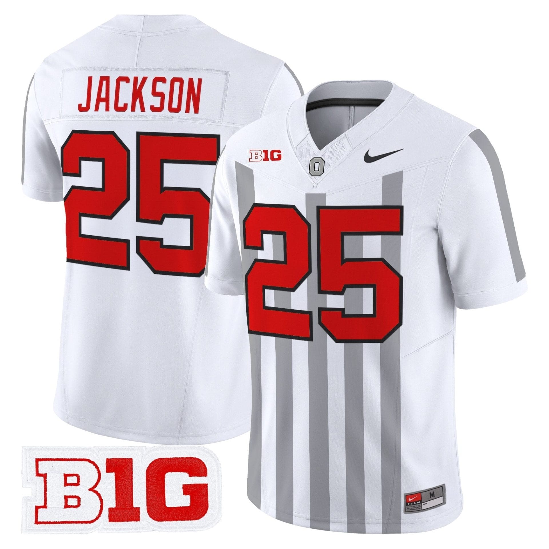 Ohio State Buckeyes Throwback Vapor Limited Jersey - All Stitched - Image 17