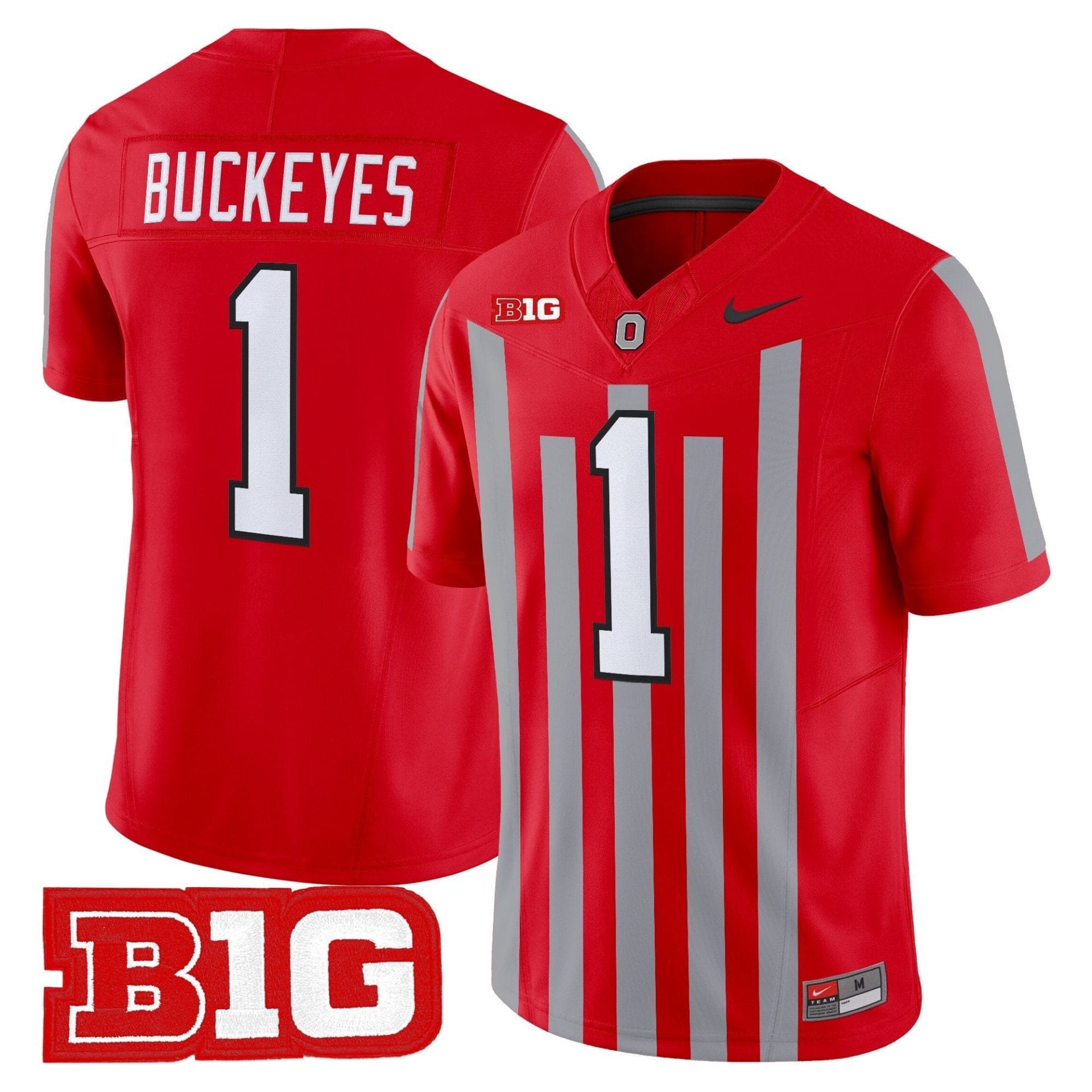Ohio State Buckeyes Throwback Vapor Limited Jersey - All Stitched - Image 11