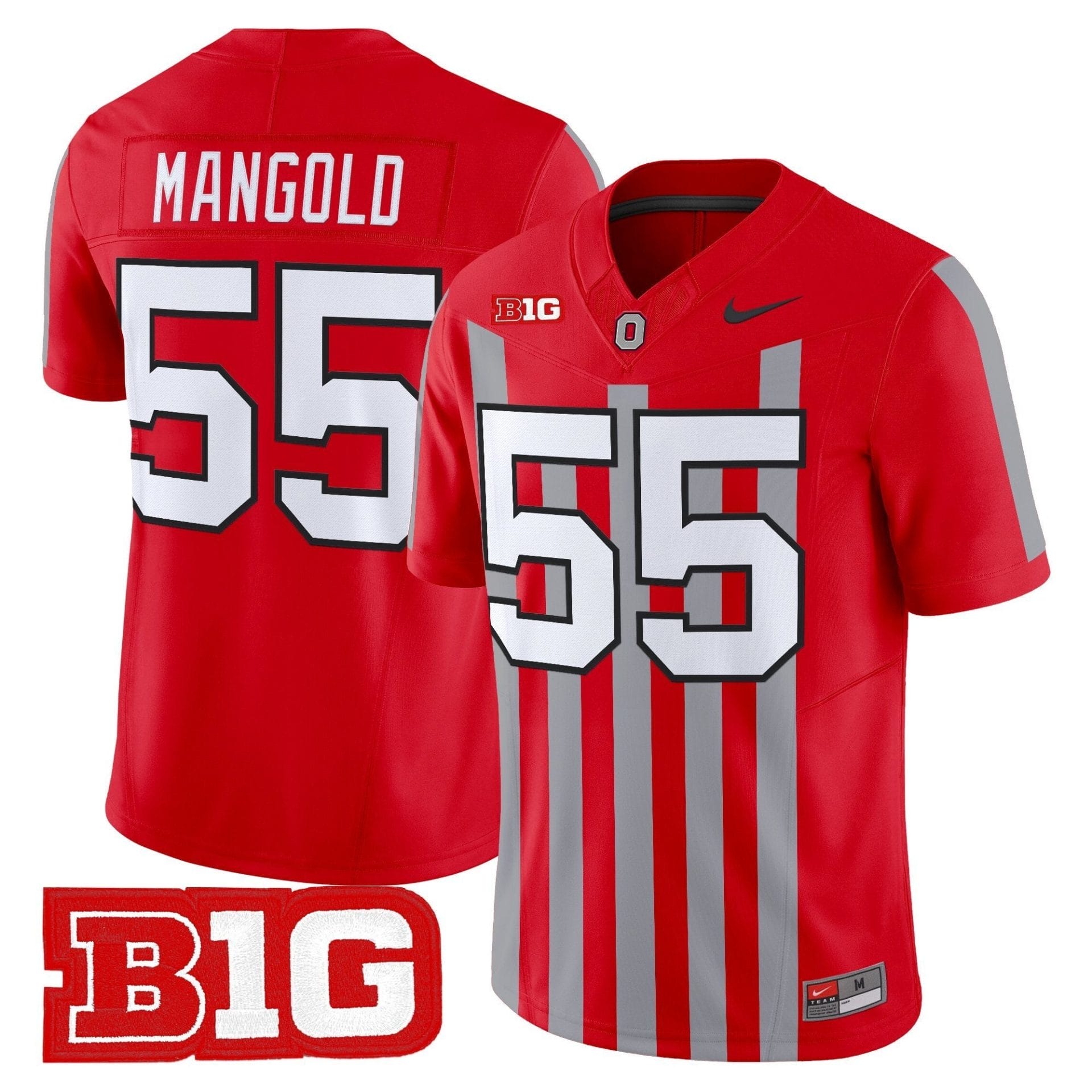 Ohio State Buckeyes Throwback Vapor Limited Jersey - All Stitched - Image 10