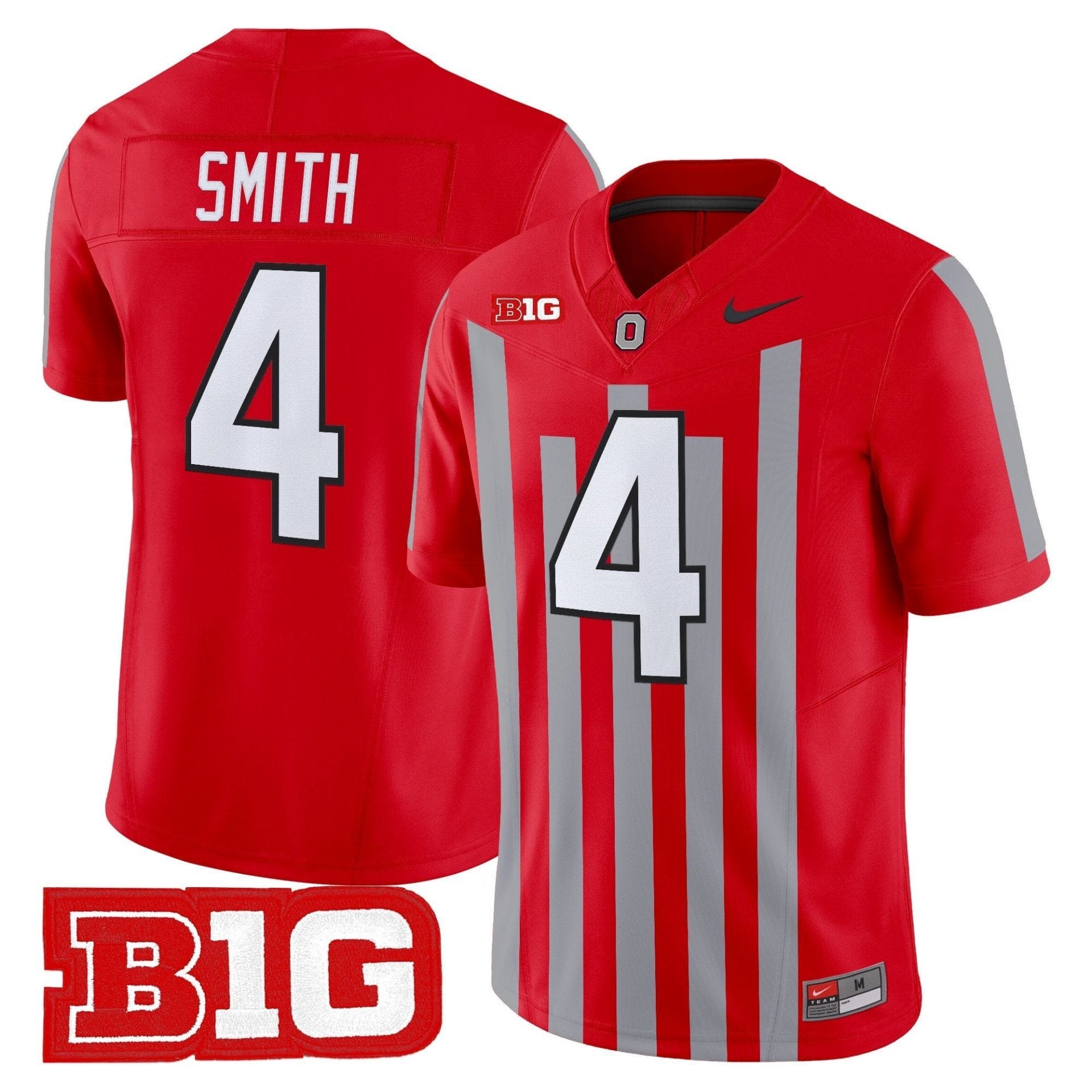 Alternative view of Ohio State Buckeyes Throwback Vapor Limited Jersey - All Stitched